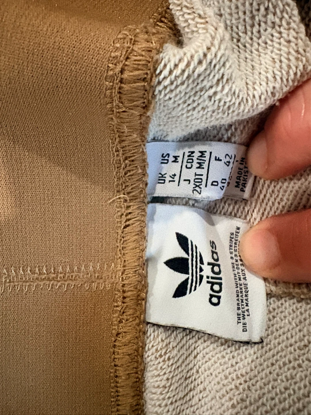 Adidas Women's Tan Sweat Shorts Size M - photo 3