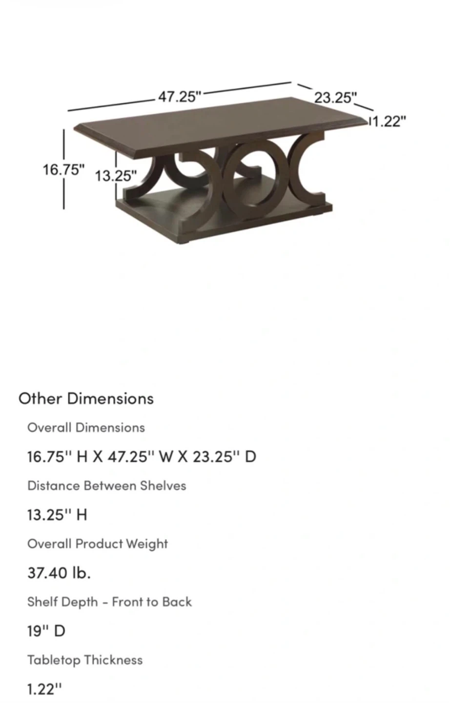 Coffee Table and End Table - Dark Cappuccino - photo 3