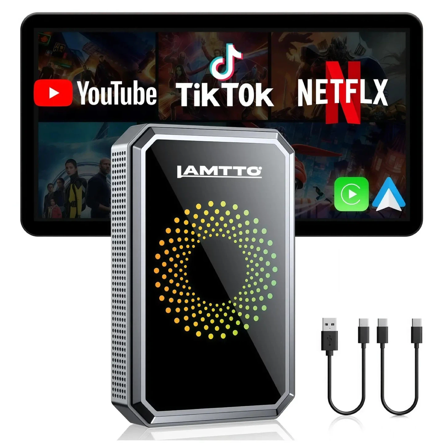 🔥 NEW- 2026 Wired to Wireless CarPlay & Android Auto Adapter