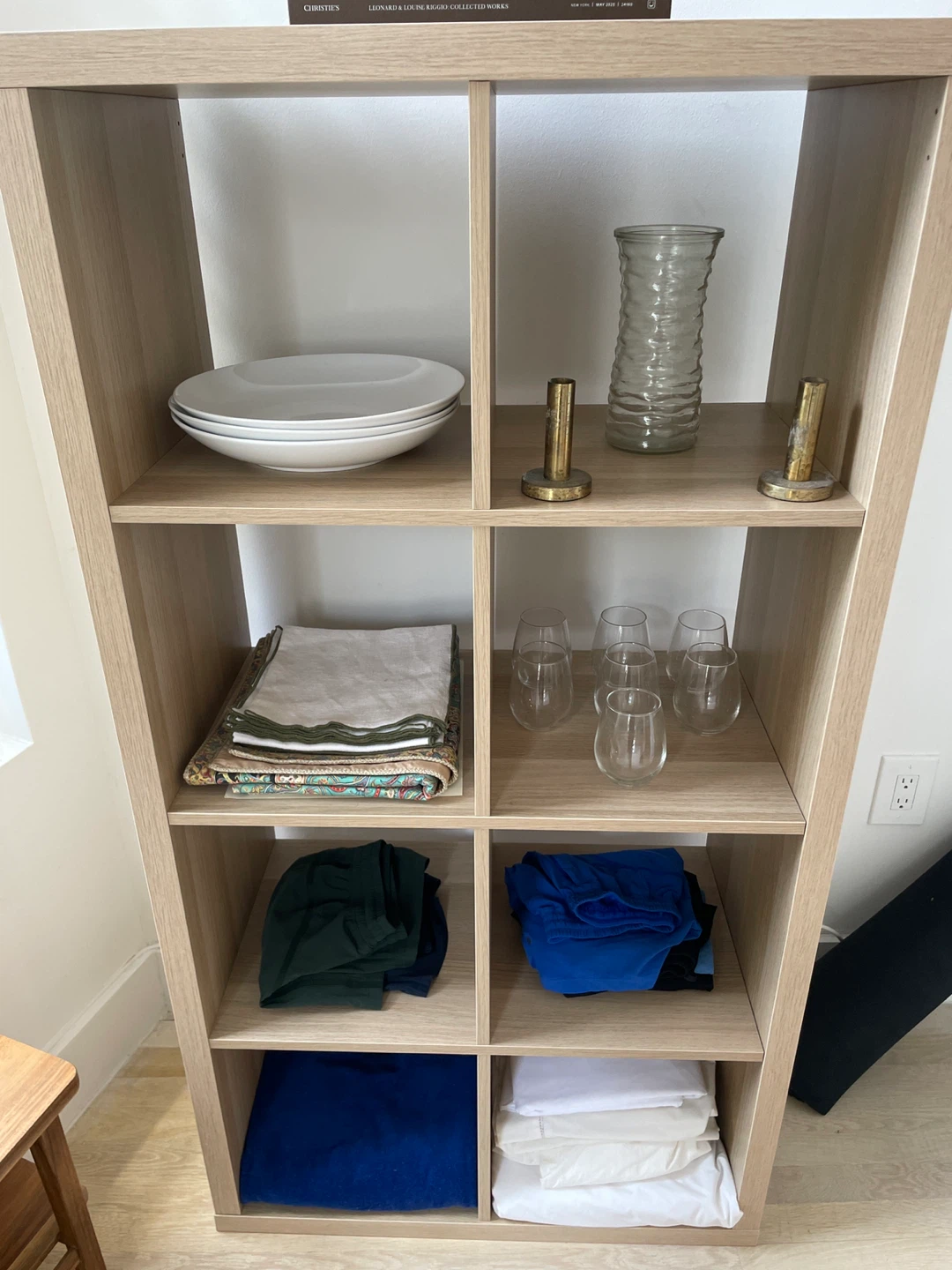 Wooden Cube Storage Shelf - photo 2