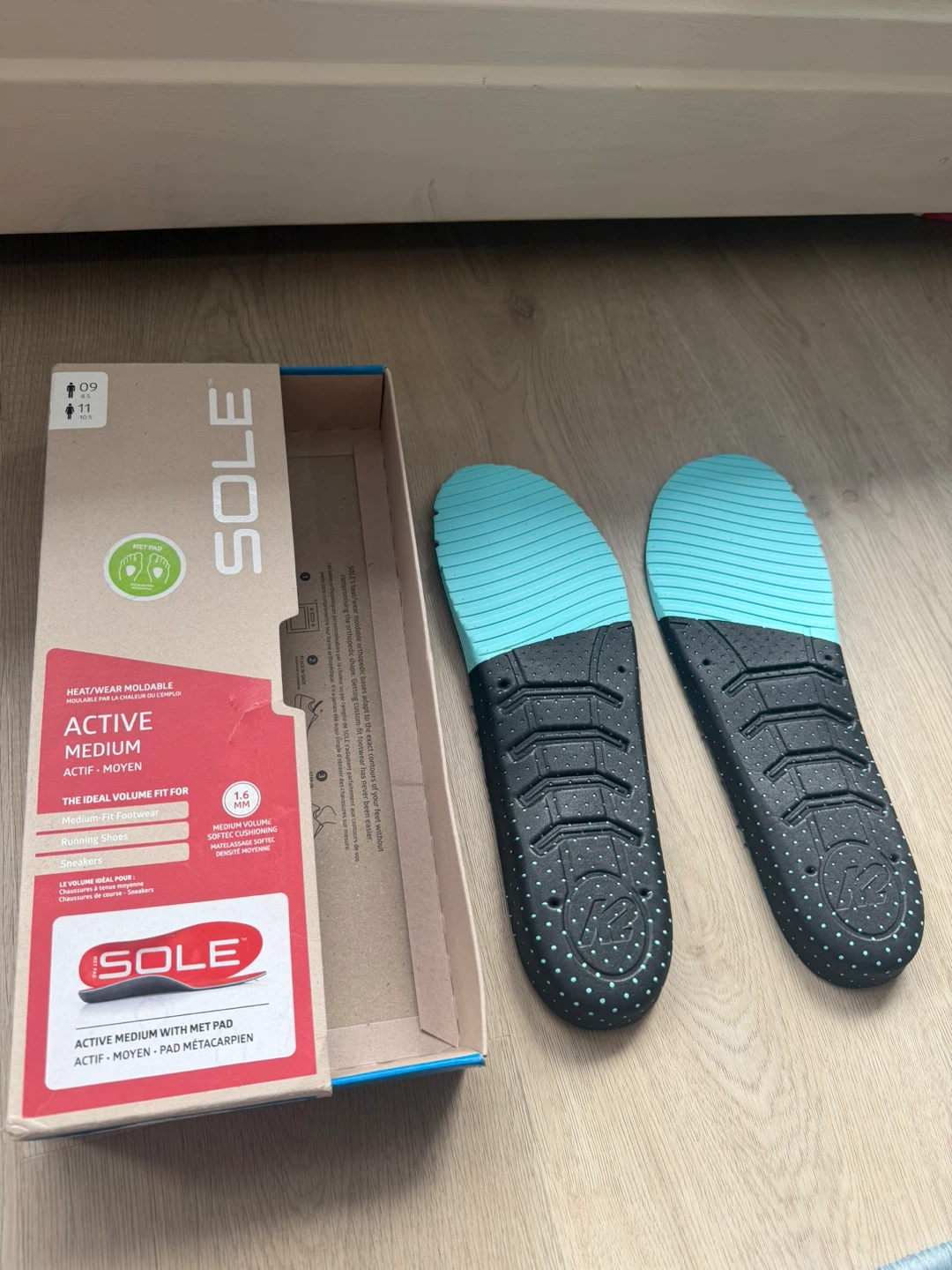 SOLE Active Medium Insoles with Met Pad - photo 5