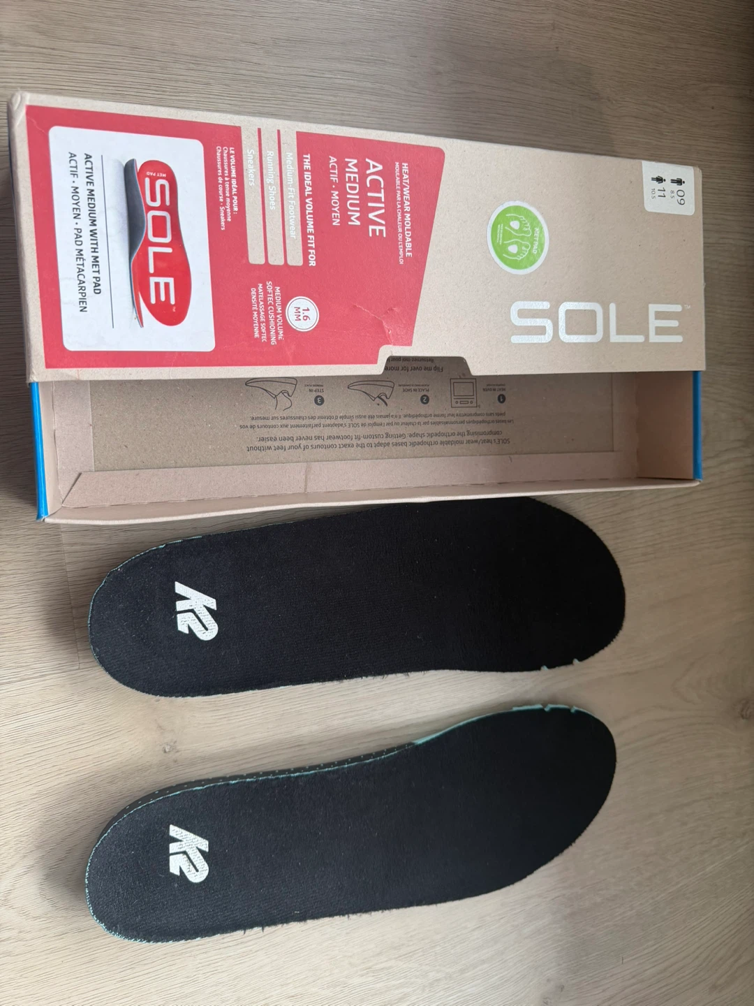 SOLE Active Medium Insoles with Met Pad - photo 4