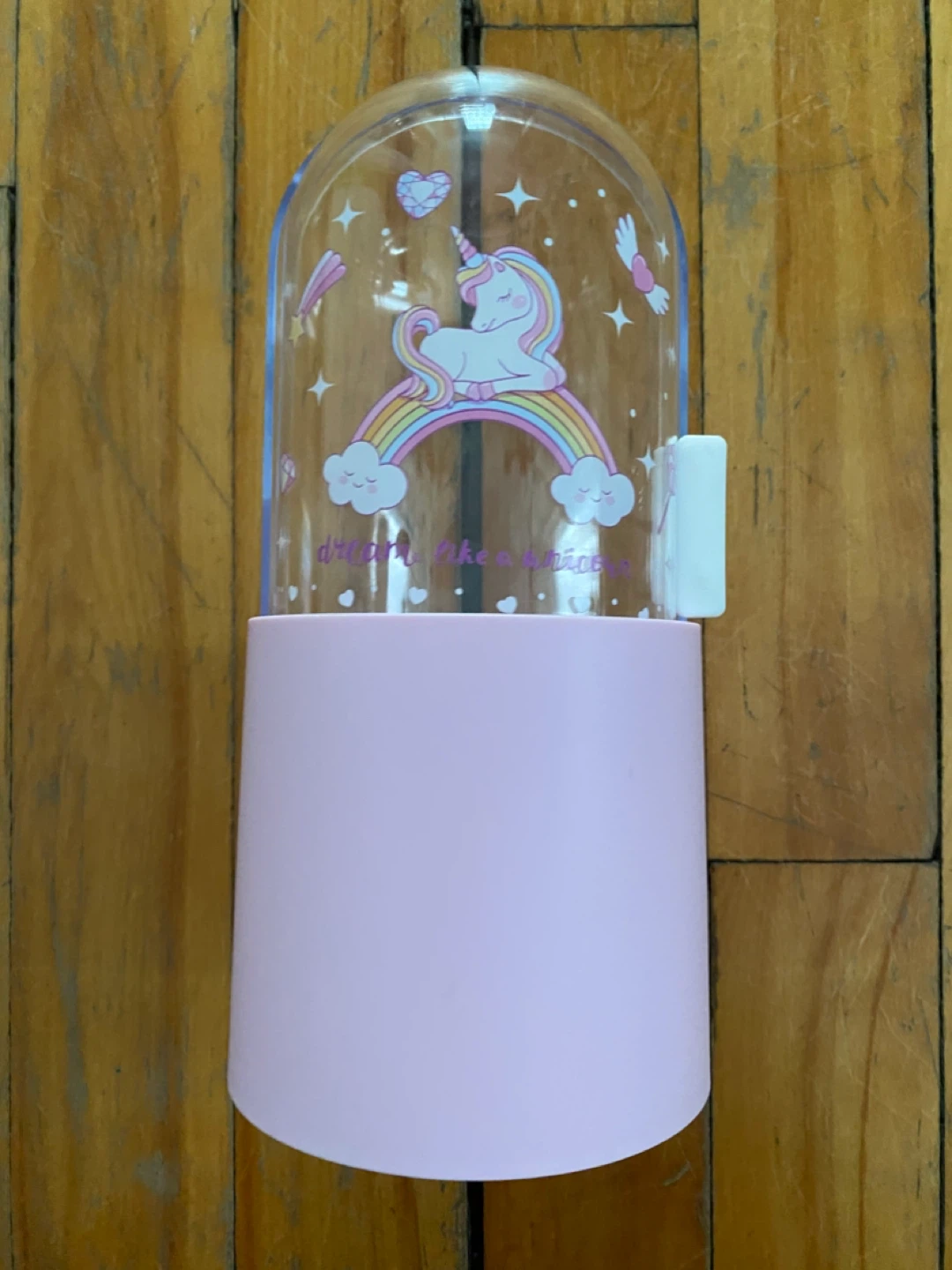 Miniso Unicorn Makeup Brush Holder and iDesign Palette organizer - photo 2