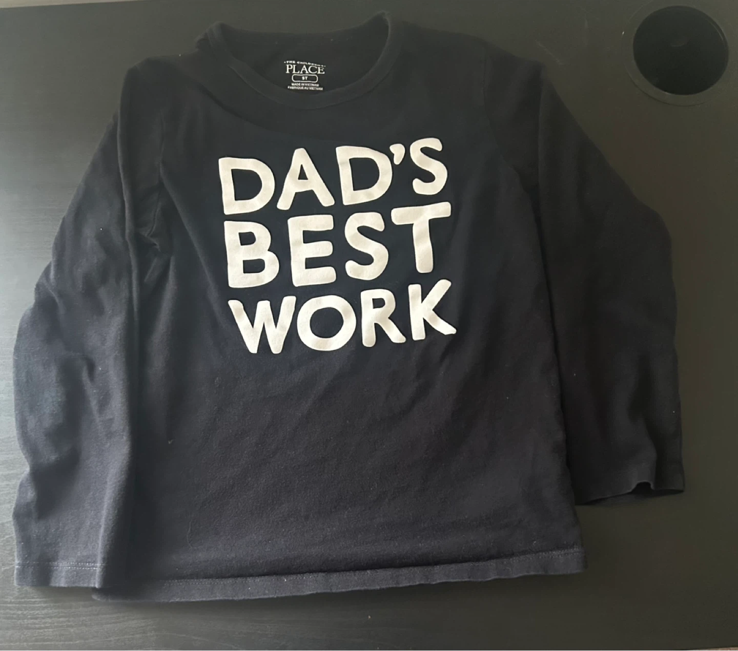 The Children's Place "Dad's Best Work" T-Shirt Size 5T