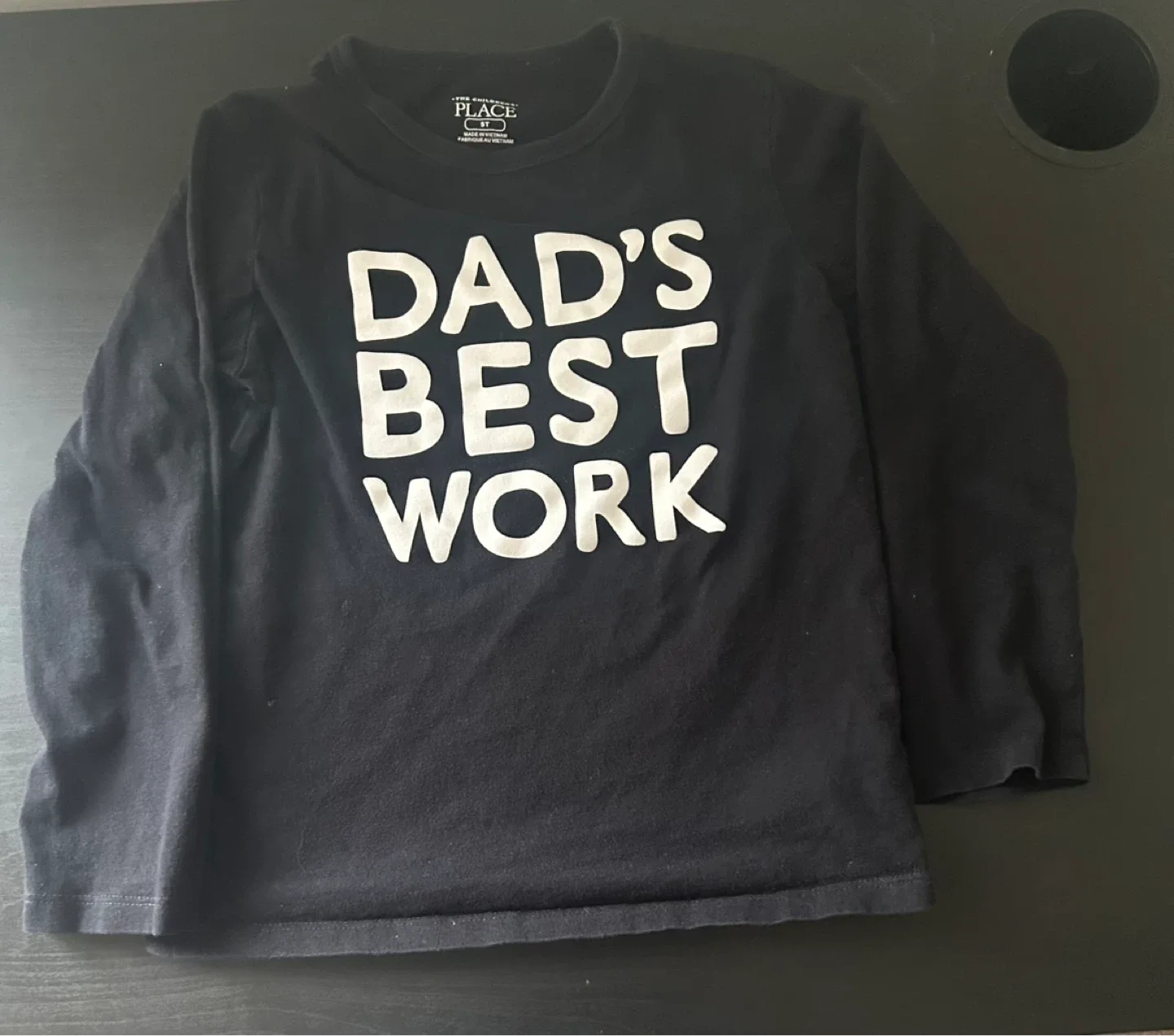 The Children's Place "Dad's Best Work" T-Shirt Size 5T
