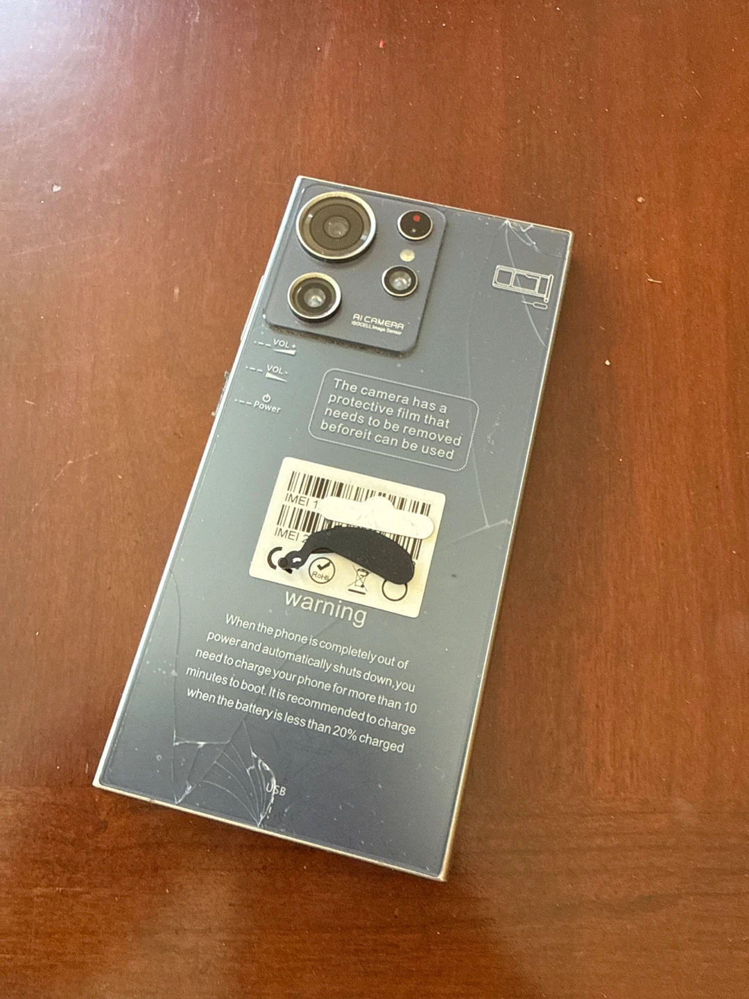 Smartphone broken