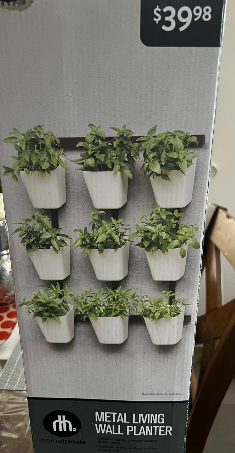 Homewares Metal Living Wall Planter