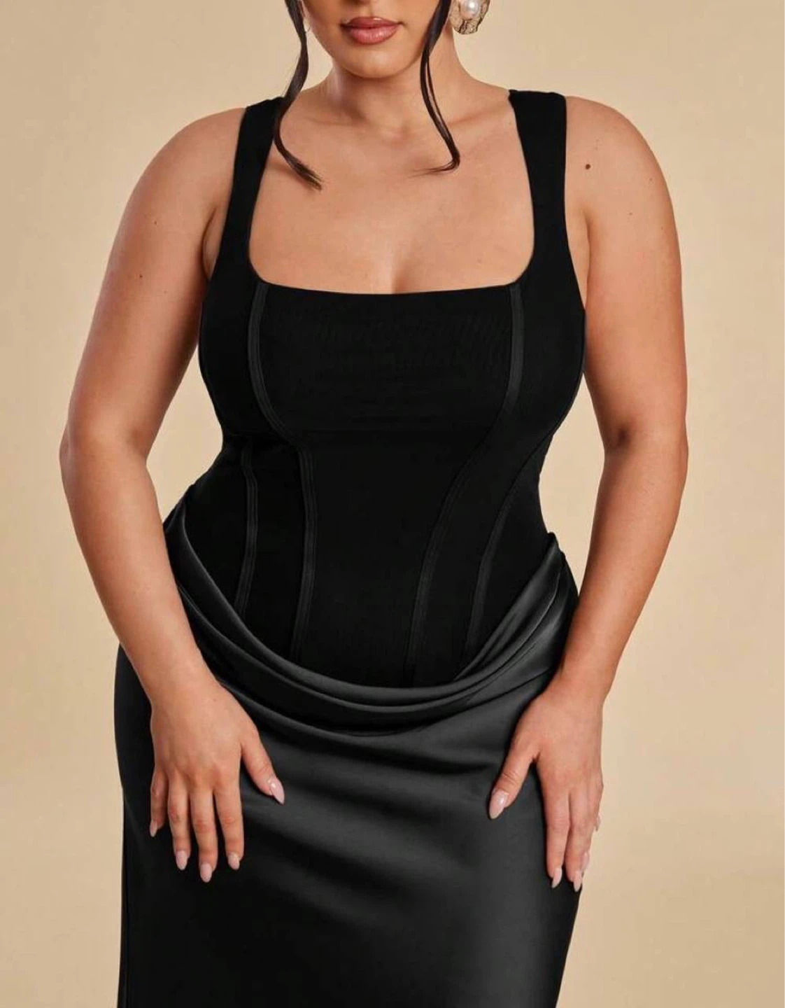Black Corset Maxi Dress XL-XXL - photo 3