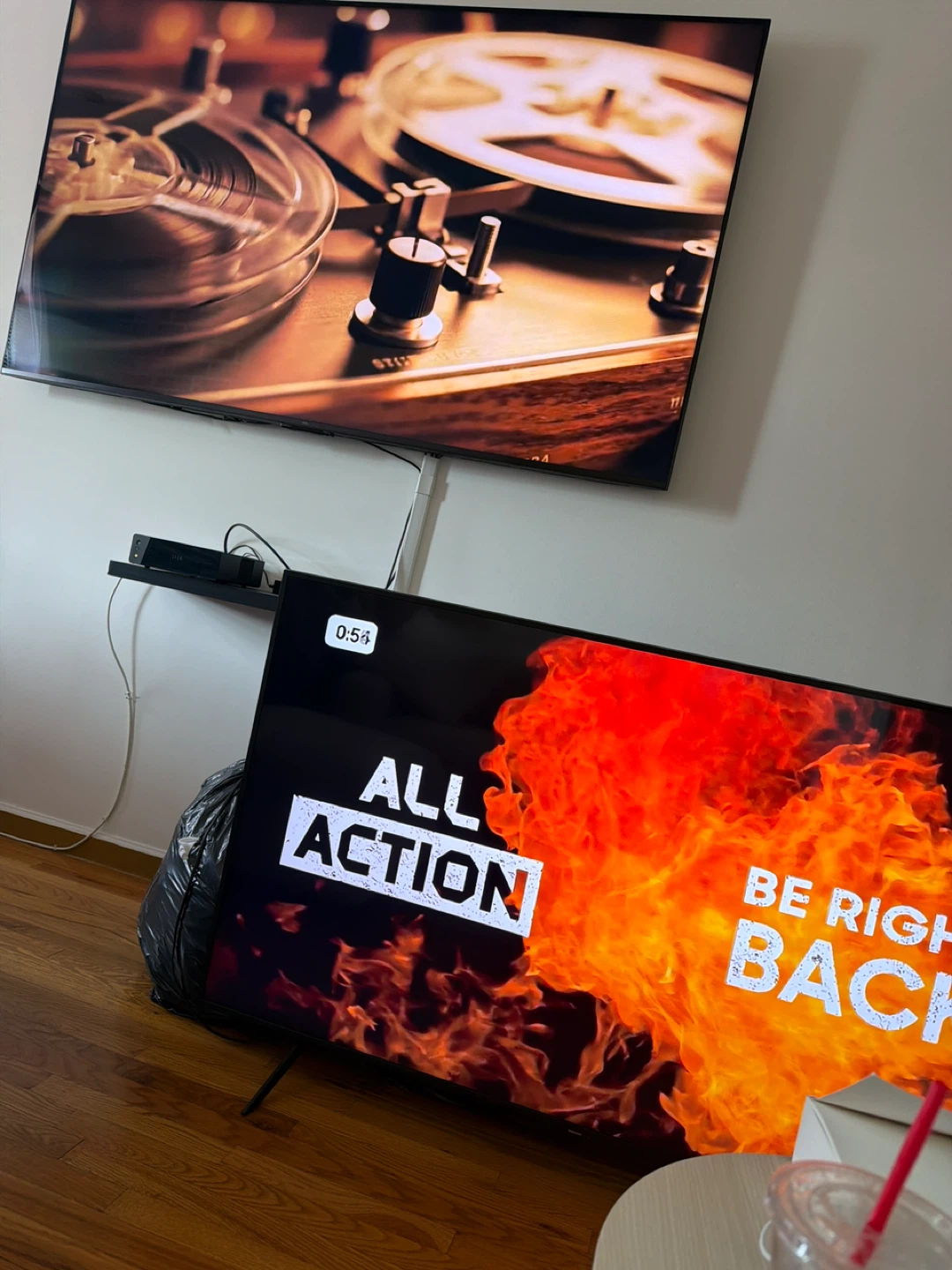 85” TCL and 65” Samsung