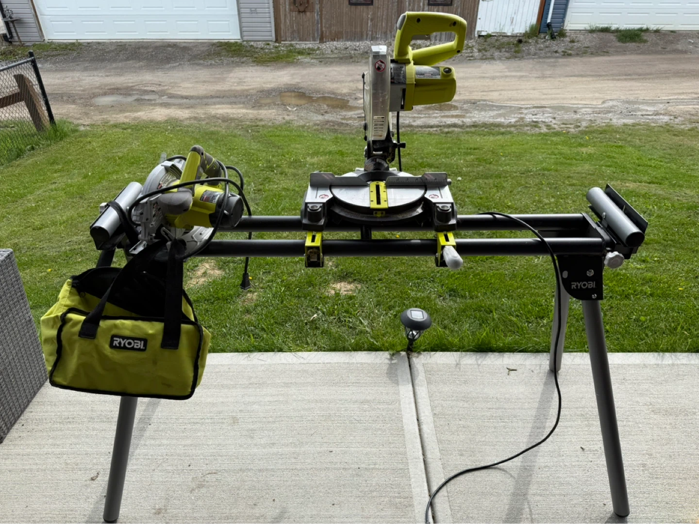 Ryobi Tools and Stand