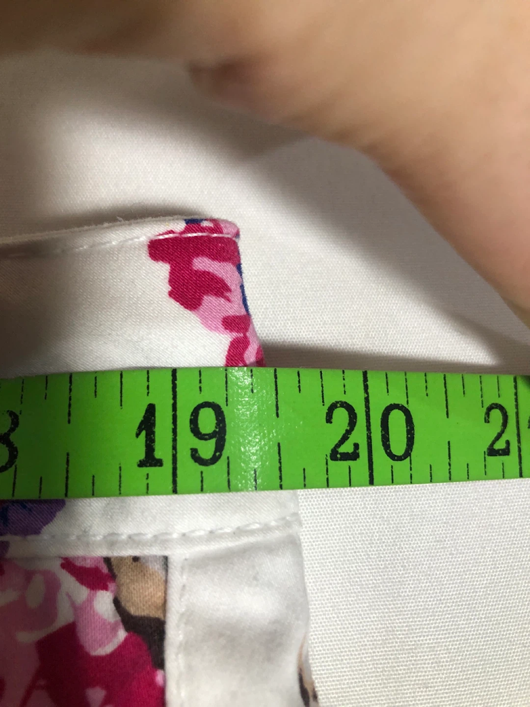 Womens White & Floral Pants. Size 14. Like New. - photo 2