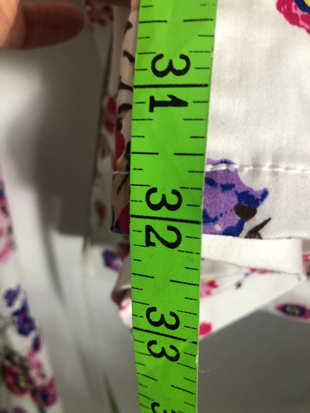 Womens White & Floral Pants. Size 14. Like New. - photo 3