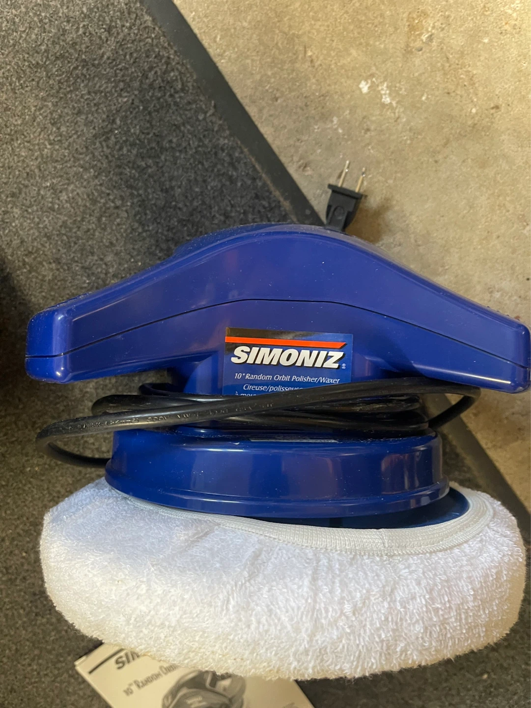 Simoniz orbit polisher/waxer 10”