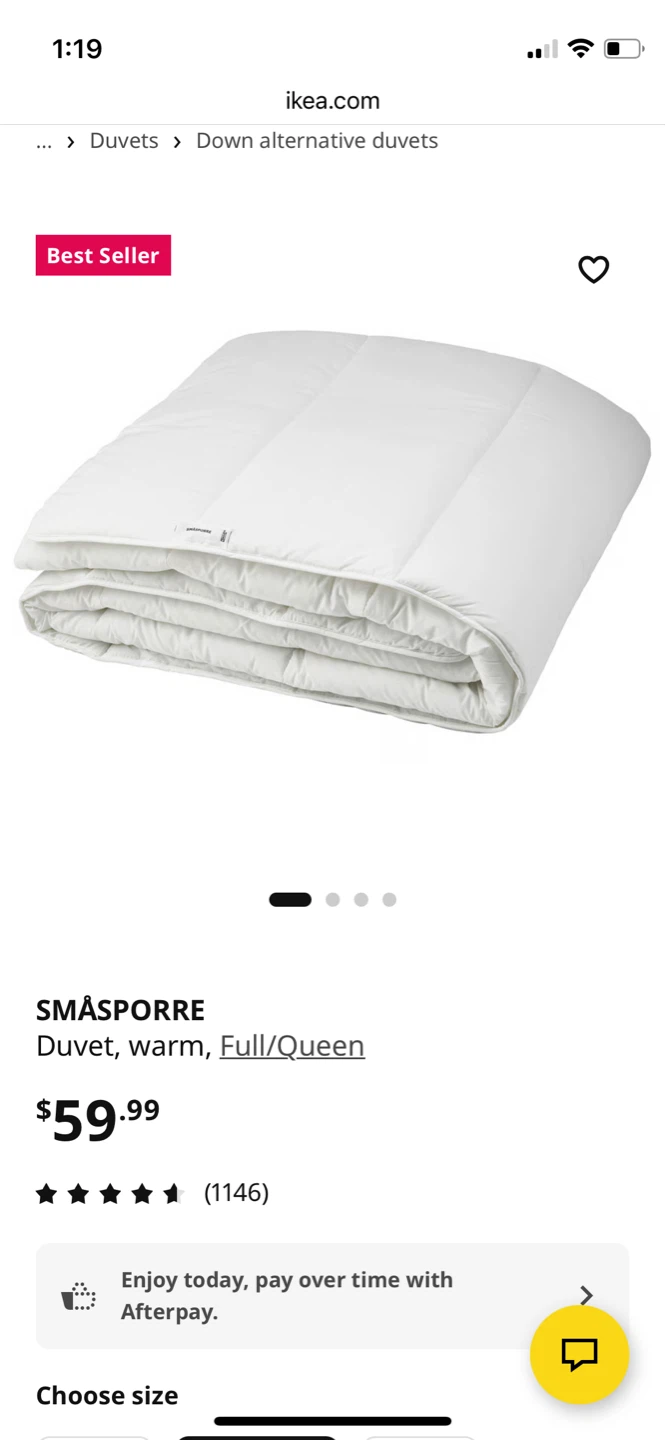 IKEA GRUSBLAD Duvet / Queen