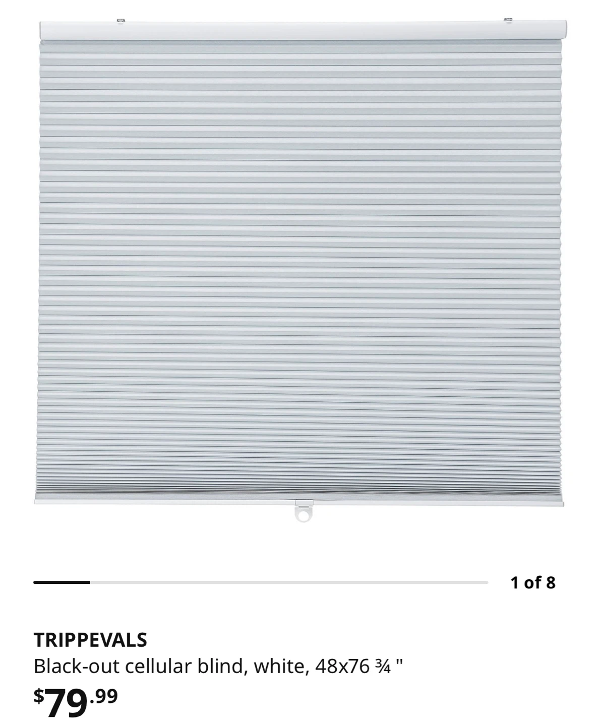 IKEA Black-out Cellular Blinds (x2)
