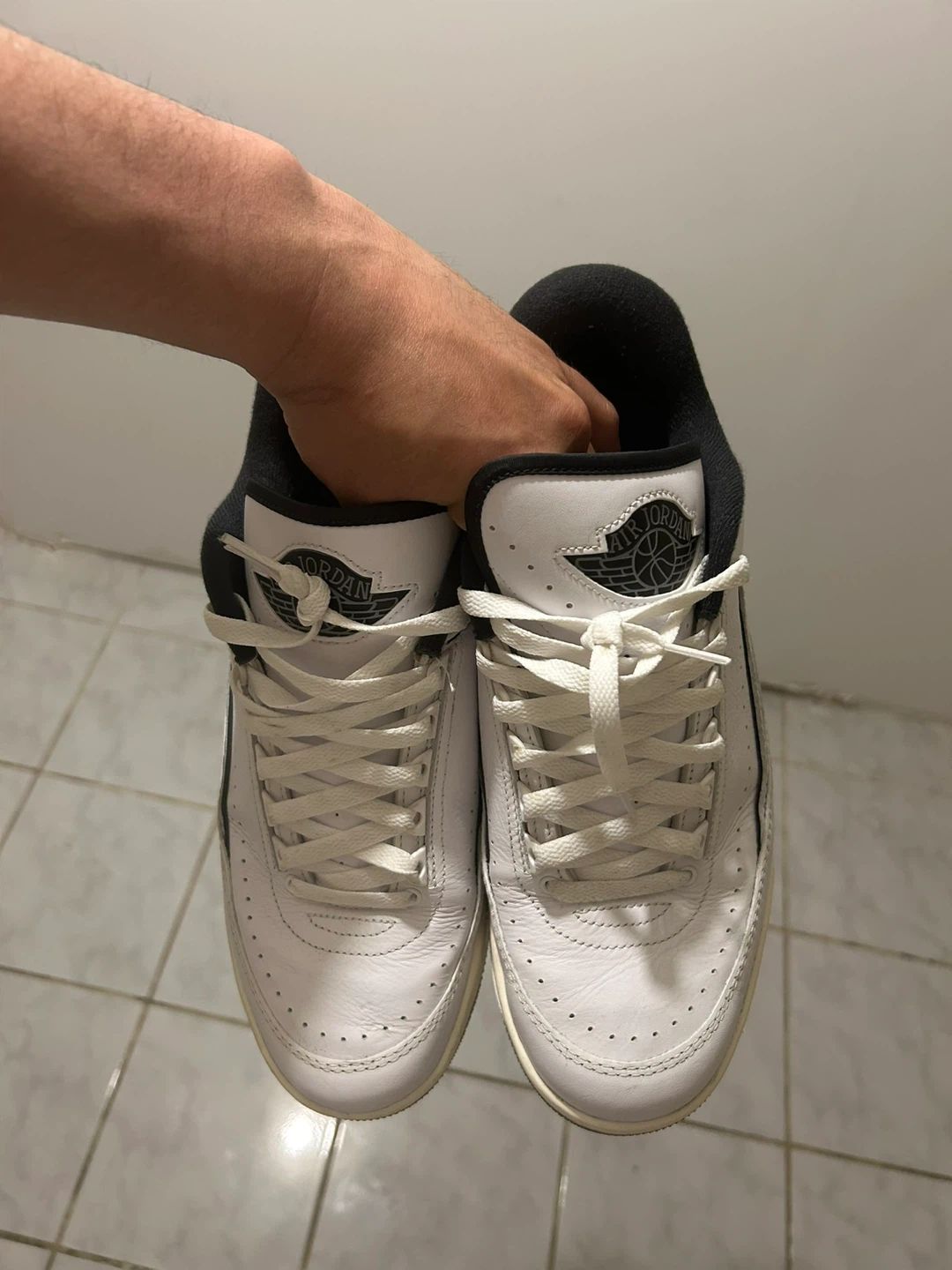 Air Jordan 2/3s Retro White Black Men's Shoes - photo 2