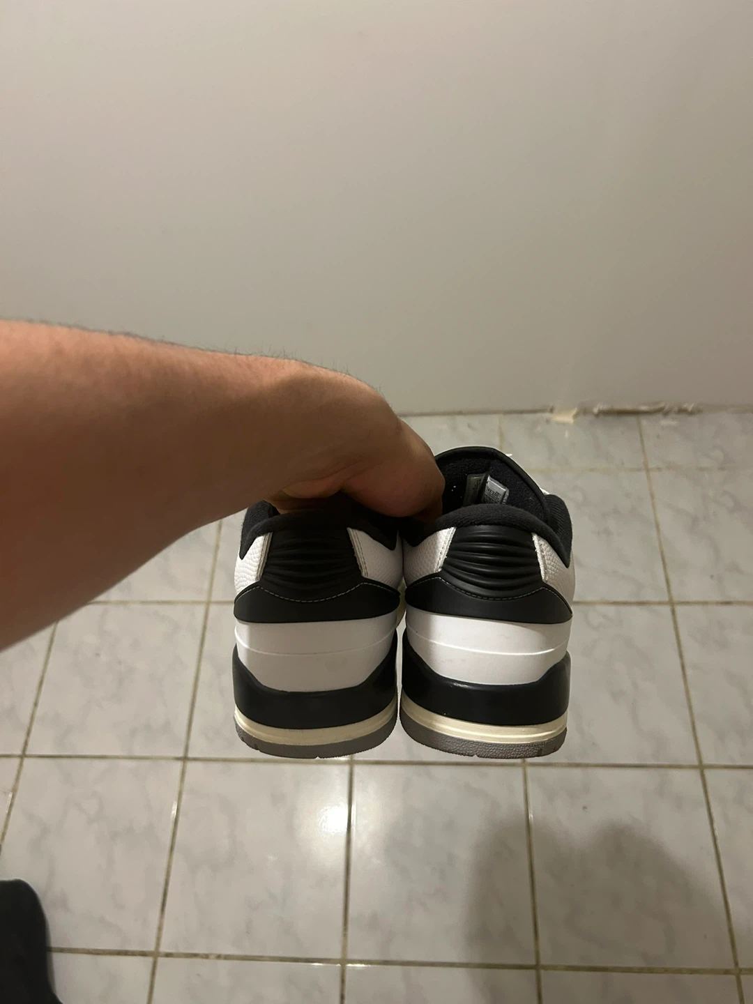 Air Jordan 2/3s Retro White Black Men's Shoes - photo 3