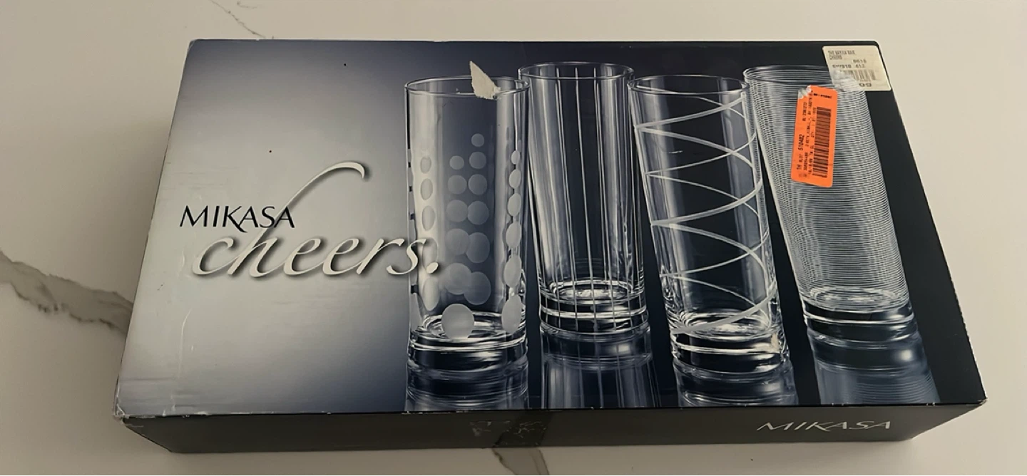 Mikasa Cheers 4-Piece Glassware Set