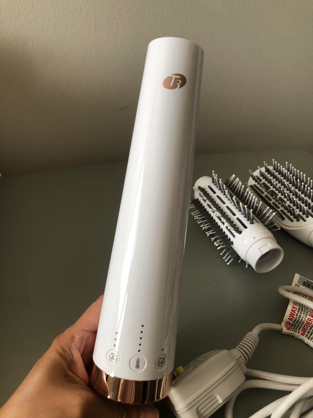 T3 Hair Dryer Brush with Attachments - photo 2