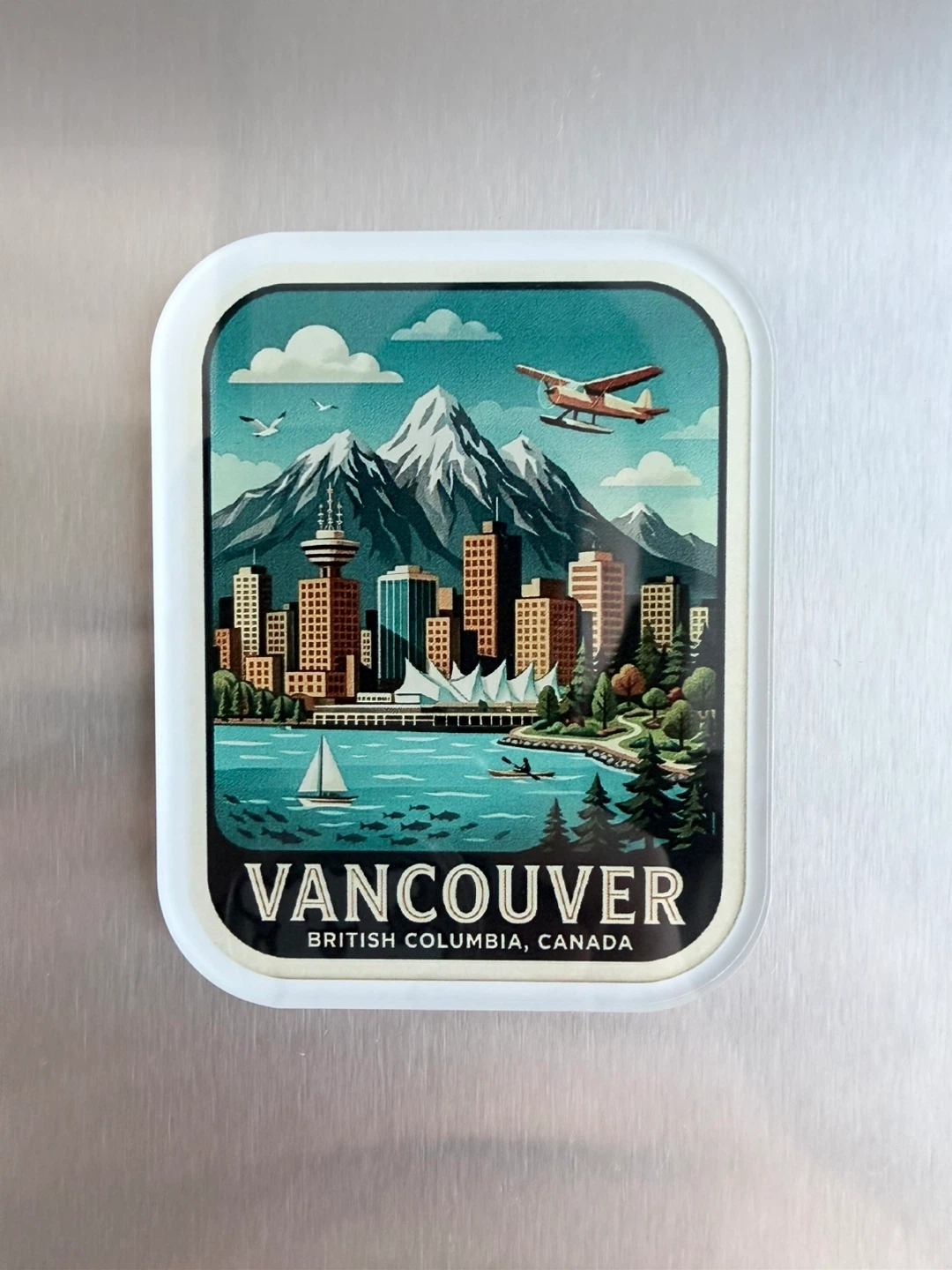 Vancouver British Columbia Canada Fridge Magnet Souvenir