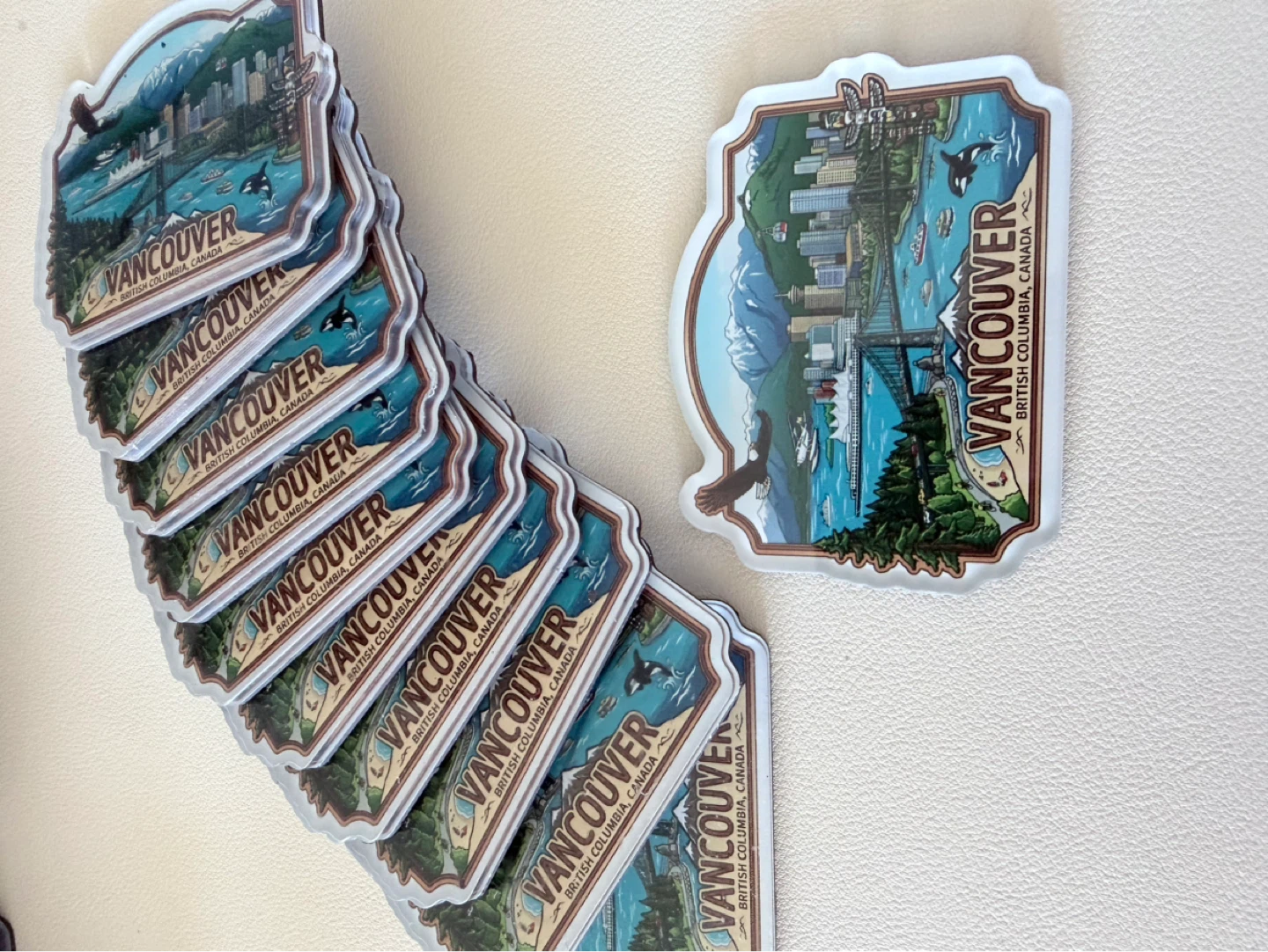 Vancouver British Columbia Canada Souvenir Magnet - photo 4
