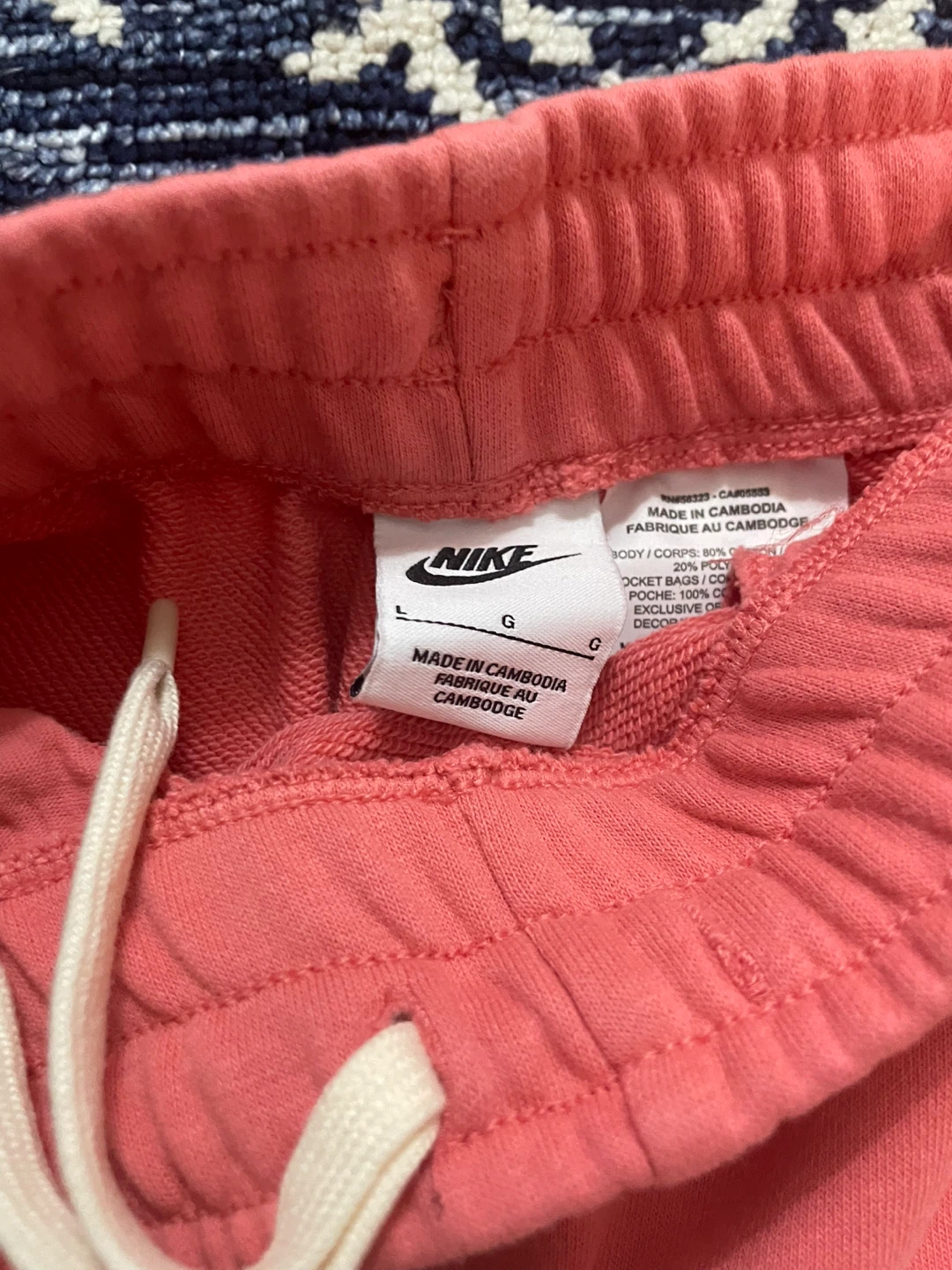 Nike Joggers Pink Embroidered Swoosh Size G - photo 3