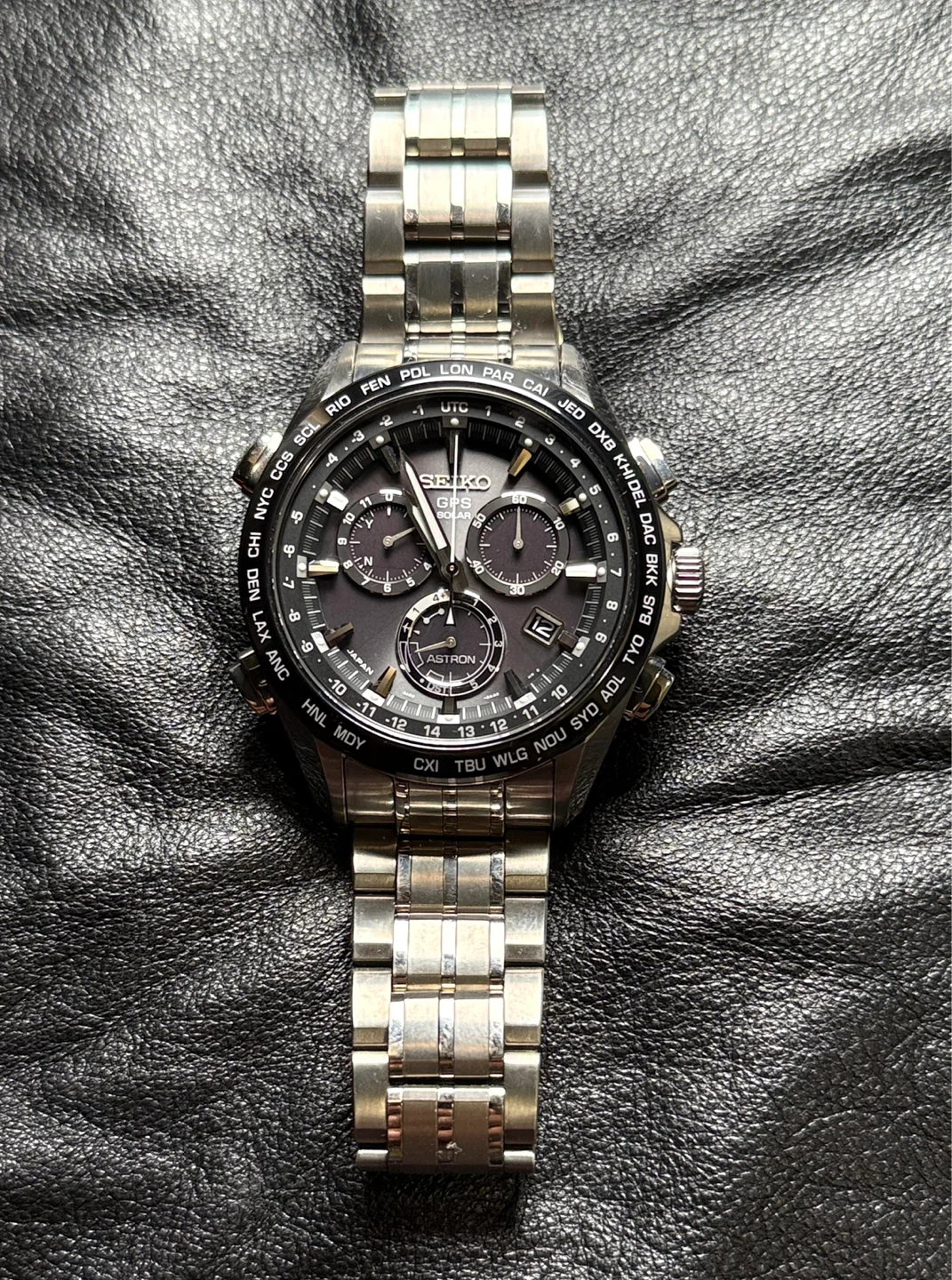 Seiko Astron GPS Solar Watch Titanium - photo 4