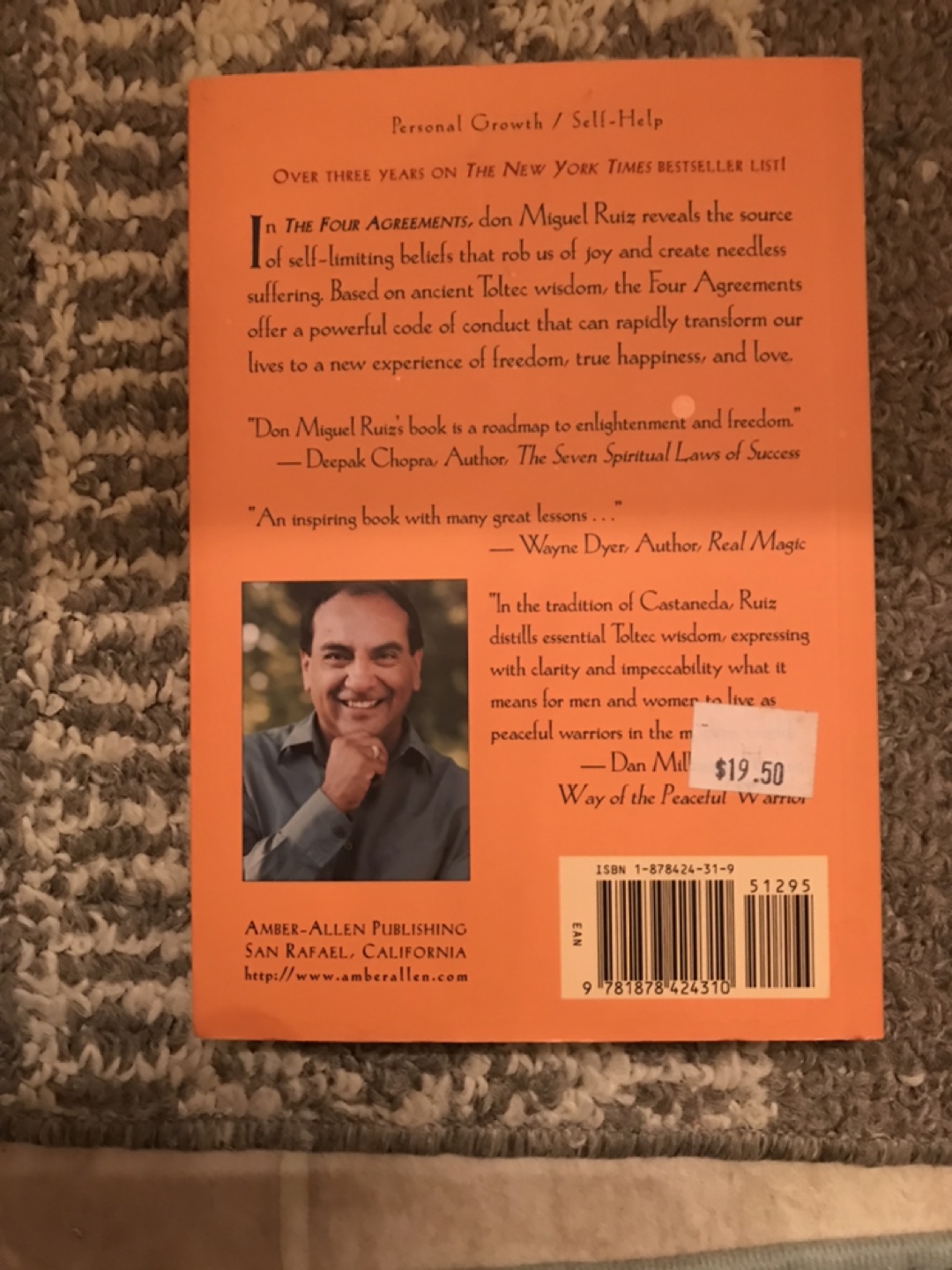 The Four Agreements Wisdom Book by Don Miguel Ruiz - photo 2