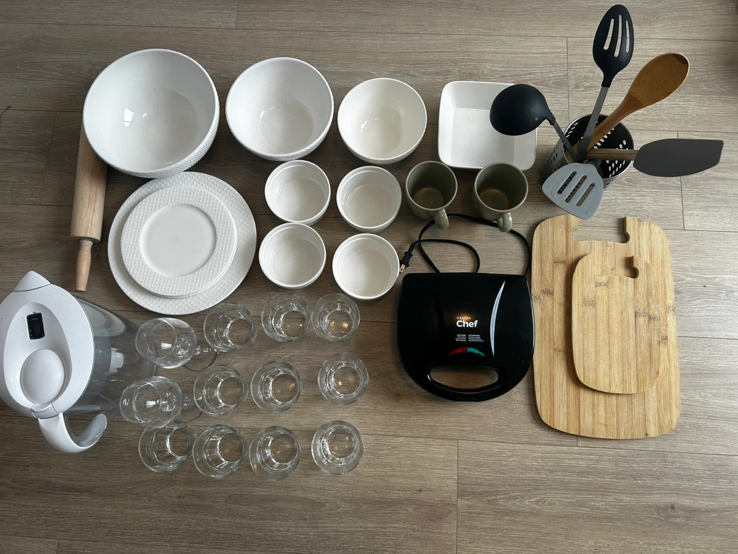 Moving Sale - Chef Sandwich Maker & Kitchenware Set