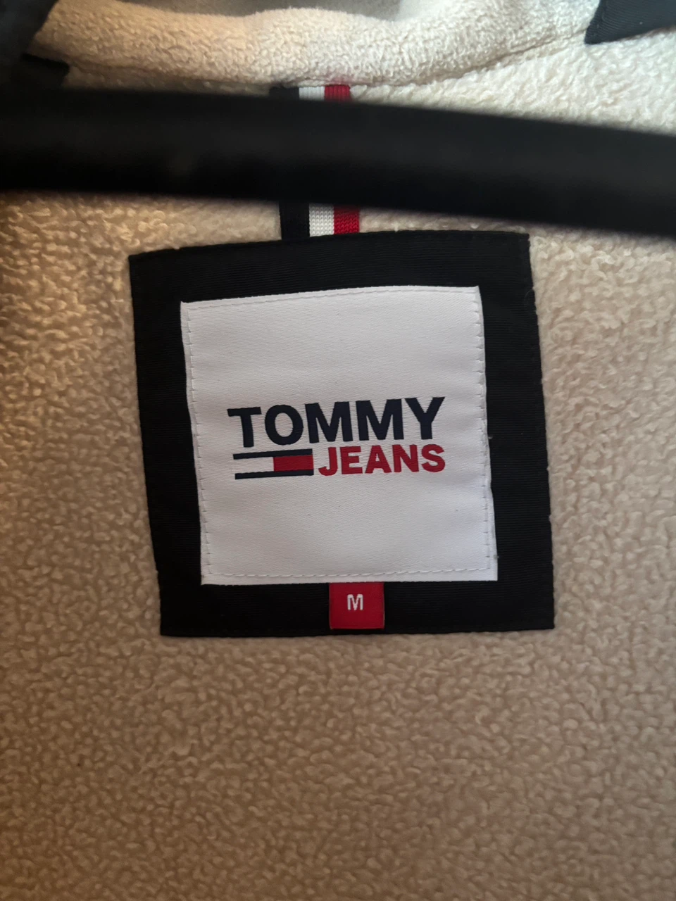 Tommy Jeans Fleece Jacket - Beige - Size M - photo 4