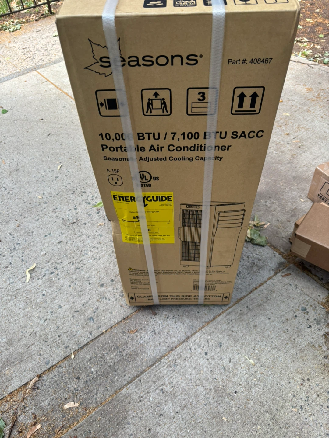 Seasons 10,000 BTU Portable Air Conditioner