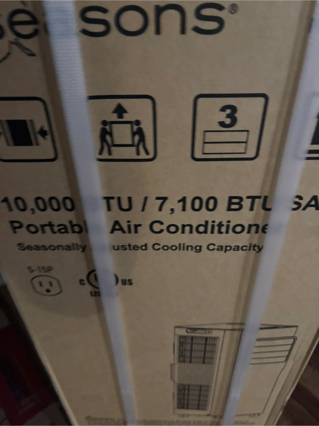 Seasons 10,000 BTU Portable Air Conditioner - photo 4