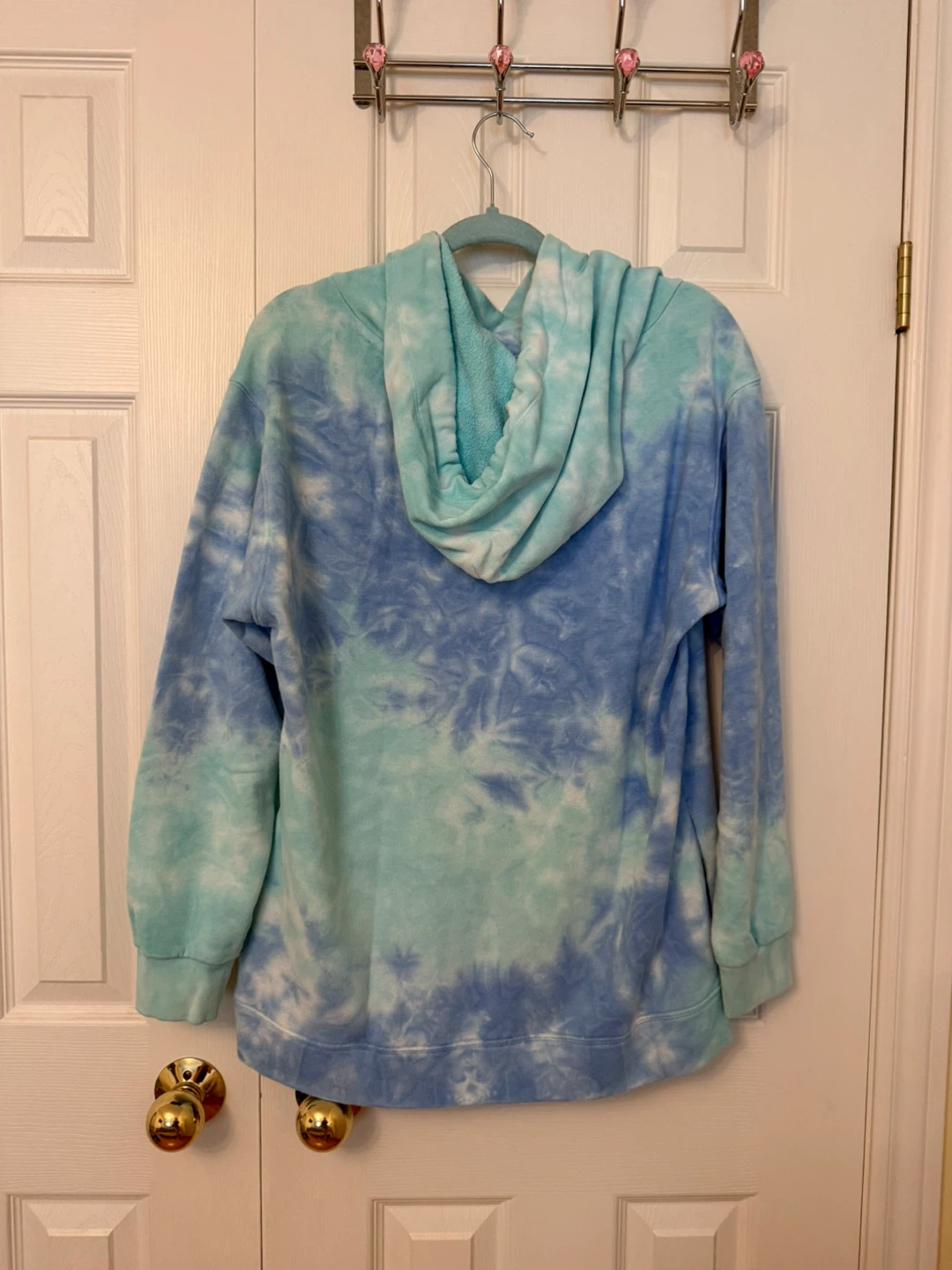 PINK Victoria's Secret Tie-Dye Oversized Hoodie - photo 2