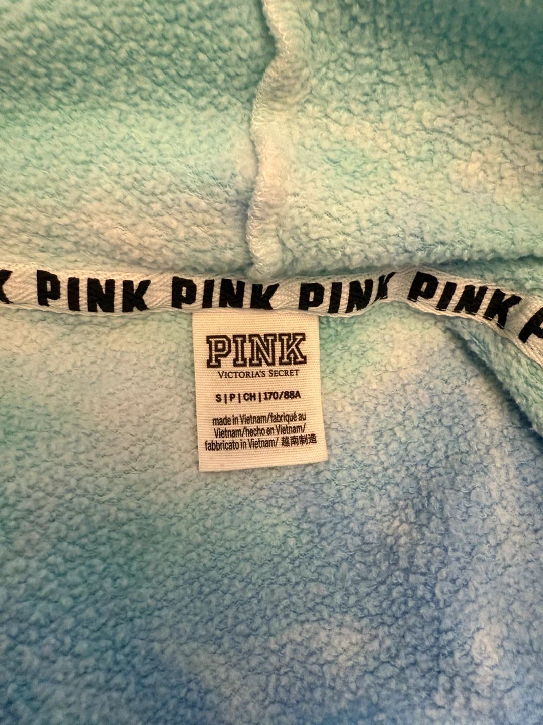 PINK Victoria's Secret Tie-Dye Oversized Hoodie - photo 3