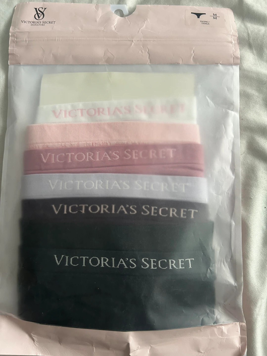 New Victoria's Secret Cotton Bikini and Thong Panty Pack Size M - photo 3