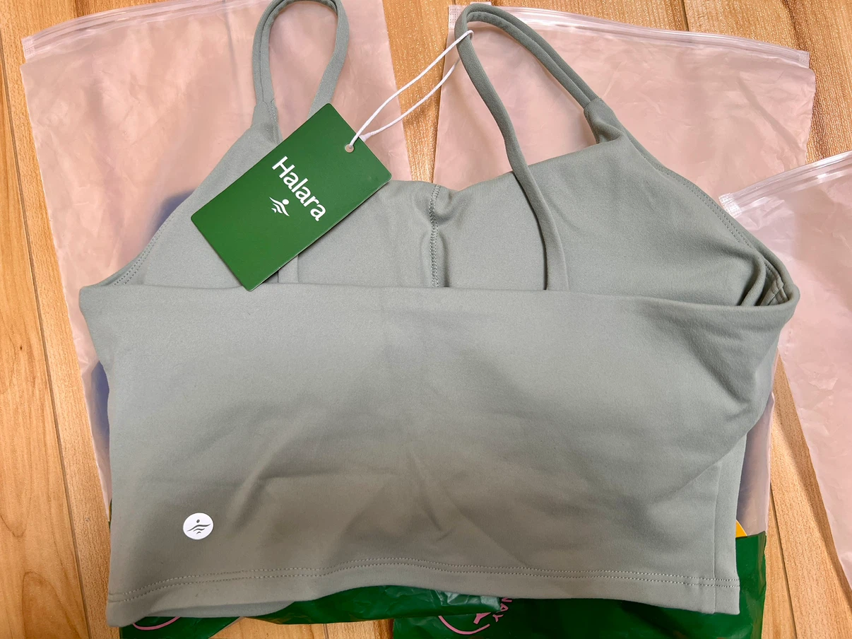 Halara padded crop top