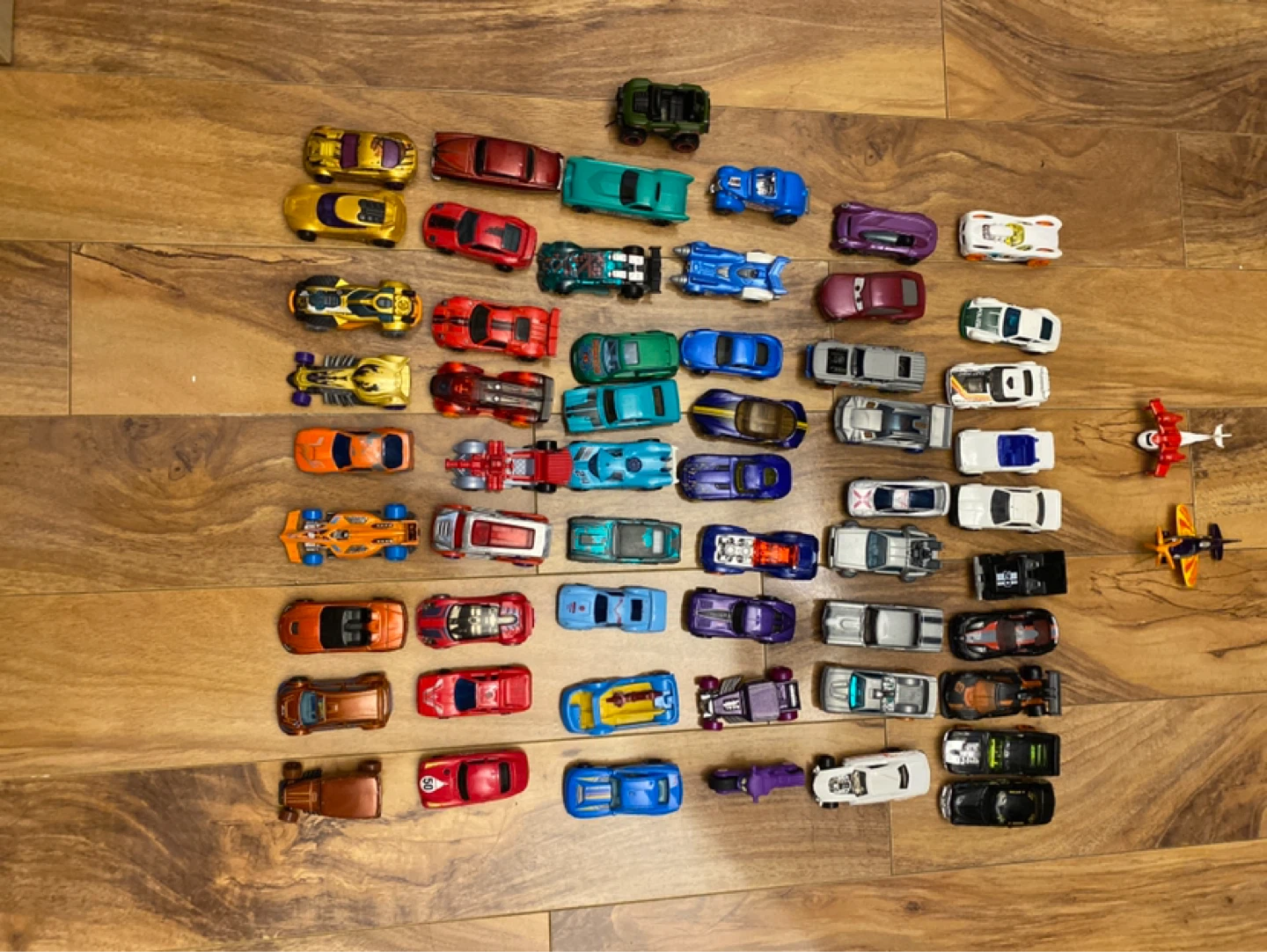 Collection of Toy Cars and Airplanes