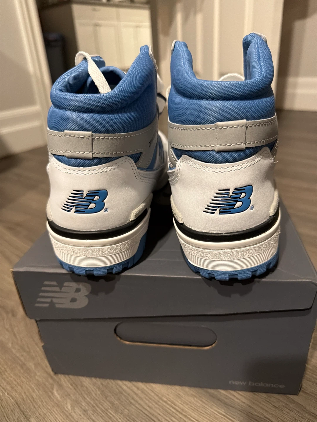 White/Blue New Balance 650 Shoes - photo 3