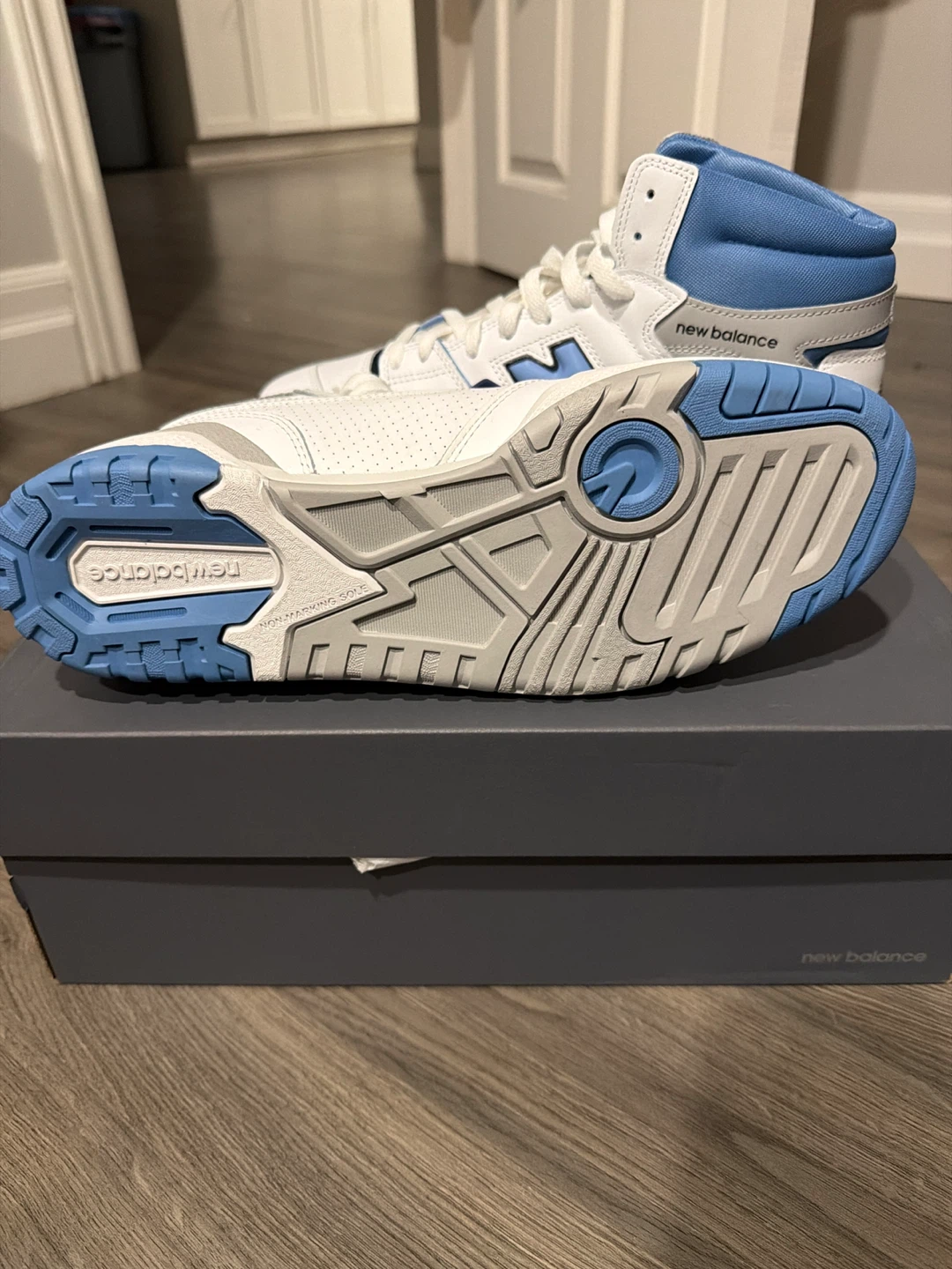 White/Blue New Balance 650 Shoes - photo 5
