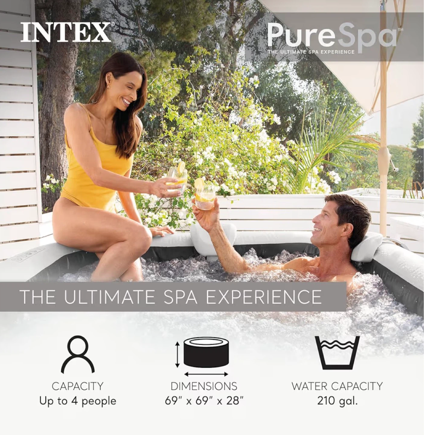 Hot tab Intex GreyStone Deluxe PureSpa - photo 4