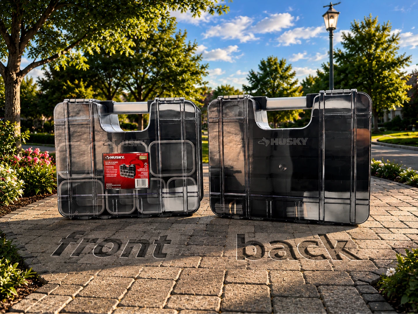 Husky 9-Bin Portable Organizer