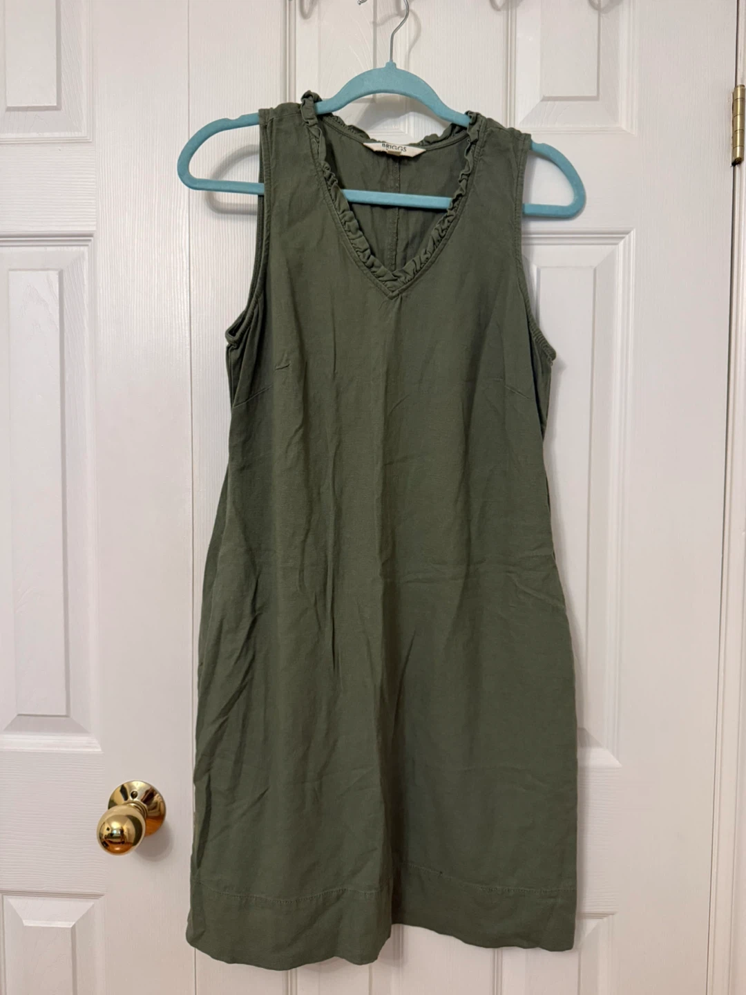 Briggs New York Sleeveless Linen Dress S/P