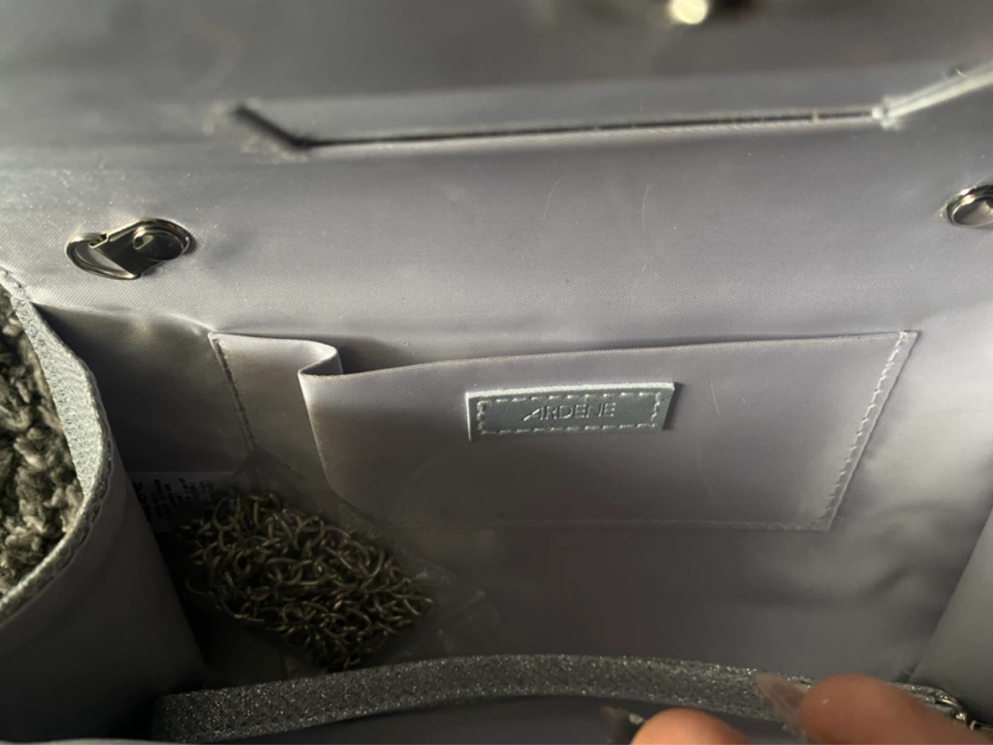 Brand New Silver Clutch - photo 3