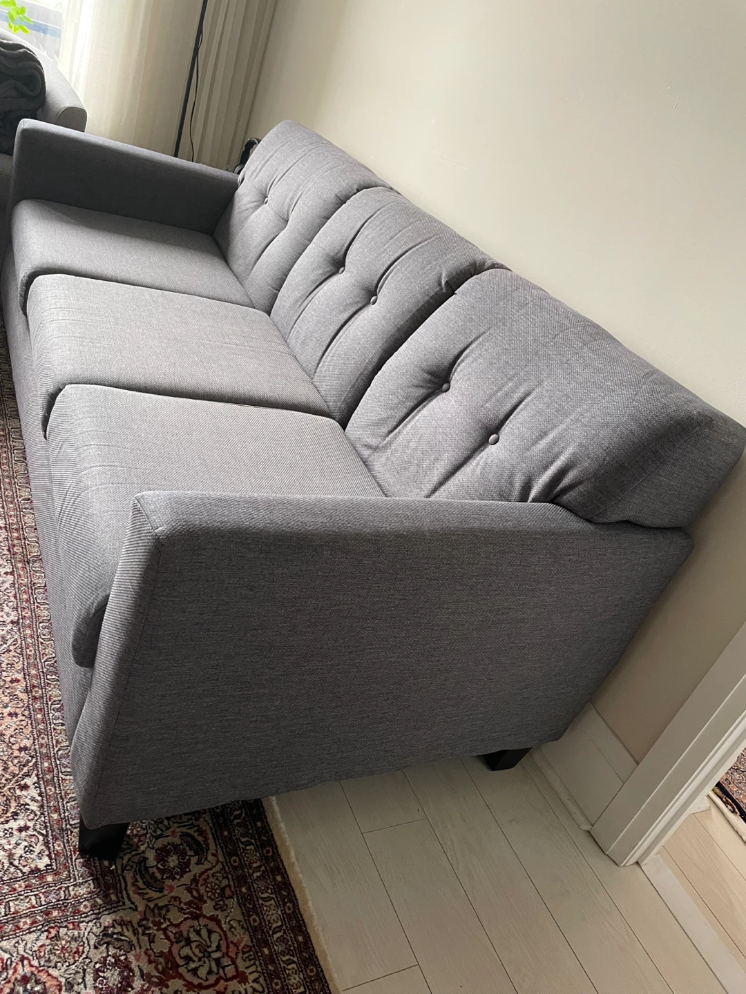 Grey 3-Seater Sofa - photo 3