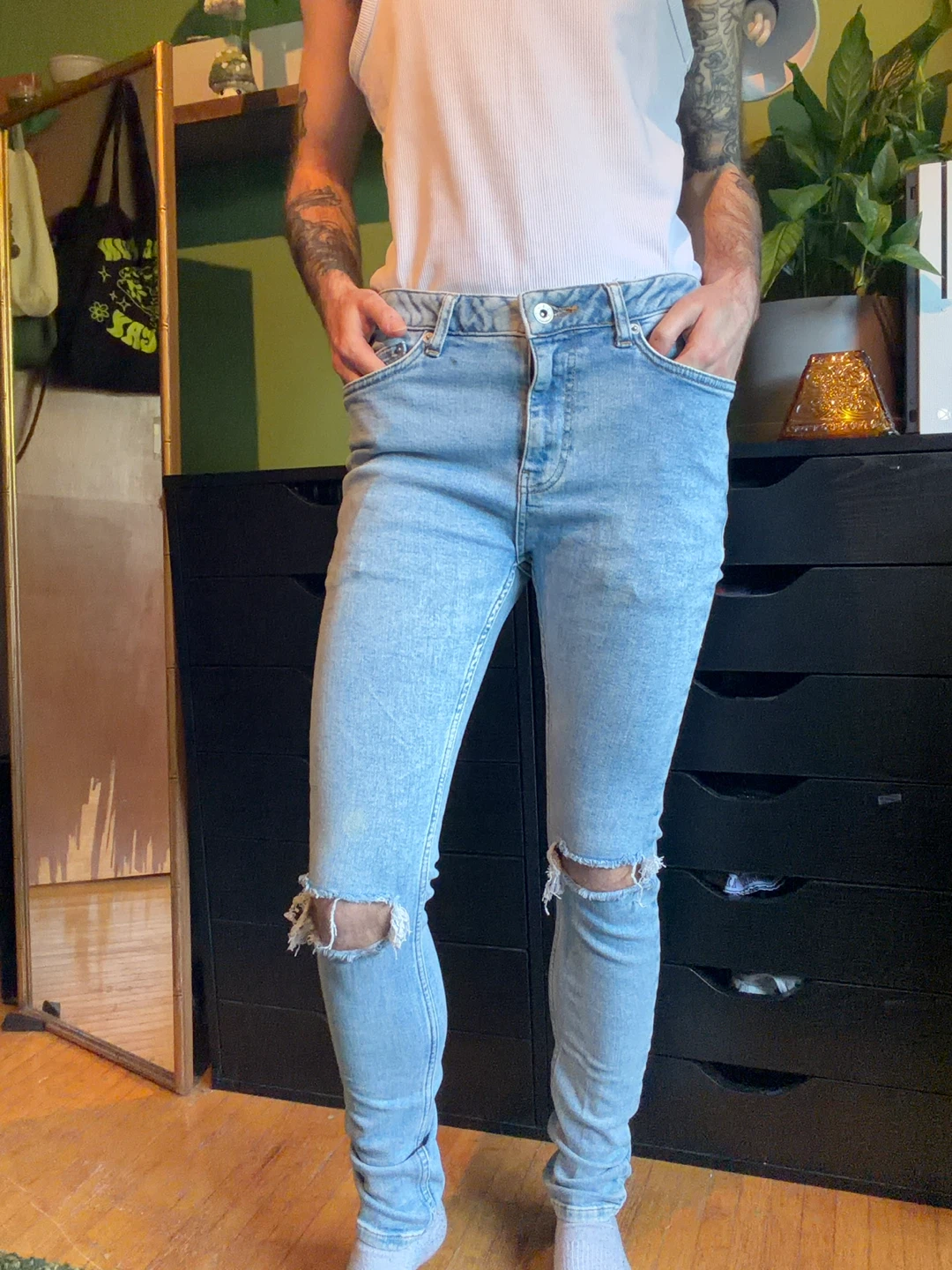 Topman Spray on Skinny Jeans