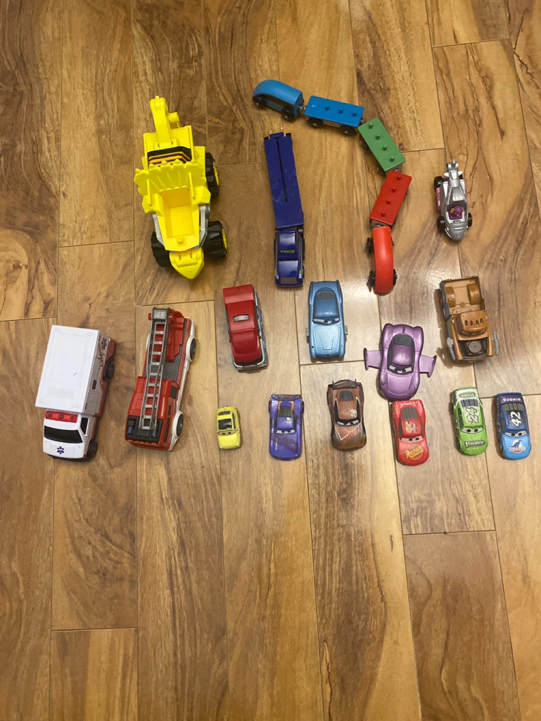 Assorted Toy Cars and Trucks
