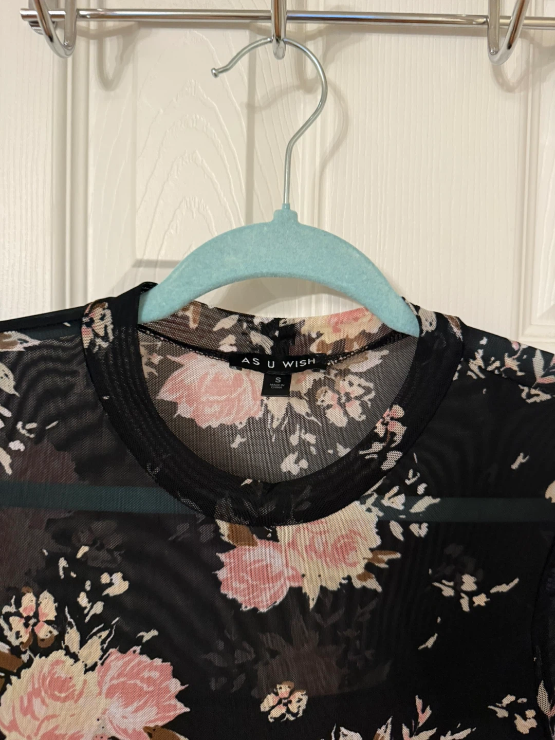 AS U WISH Floral Mesh Dress - photo 4