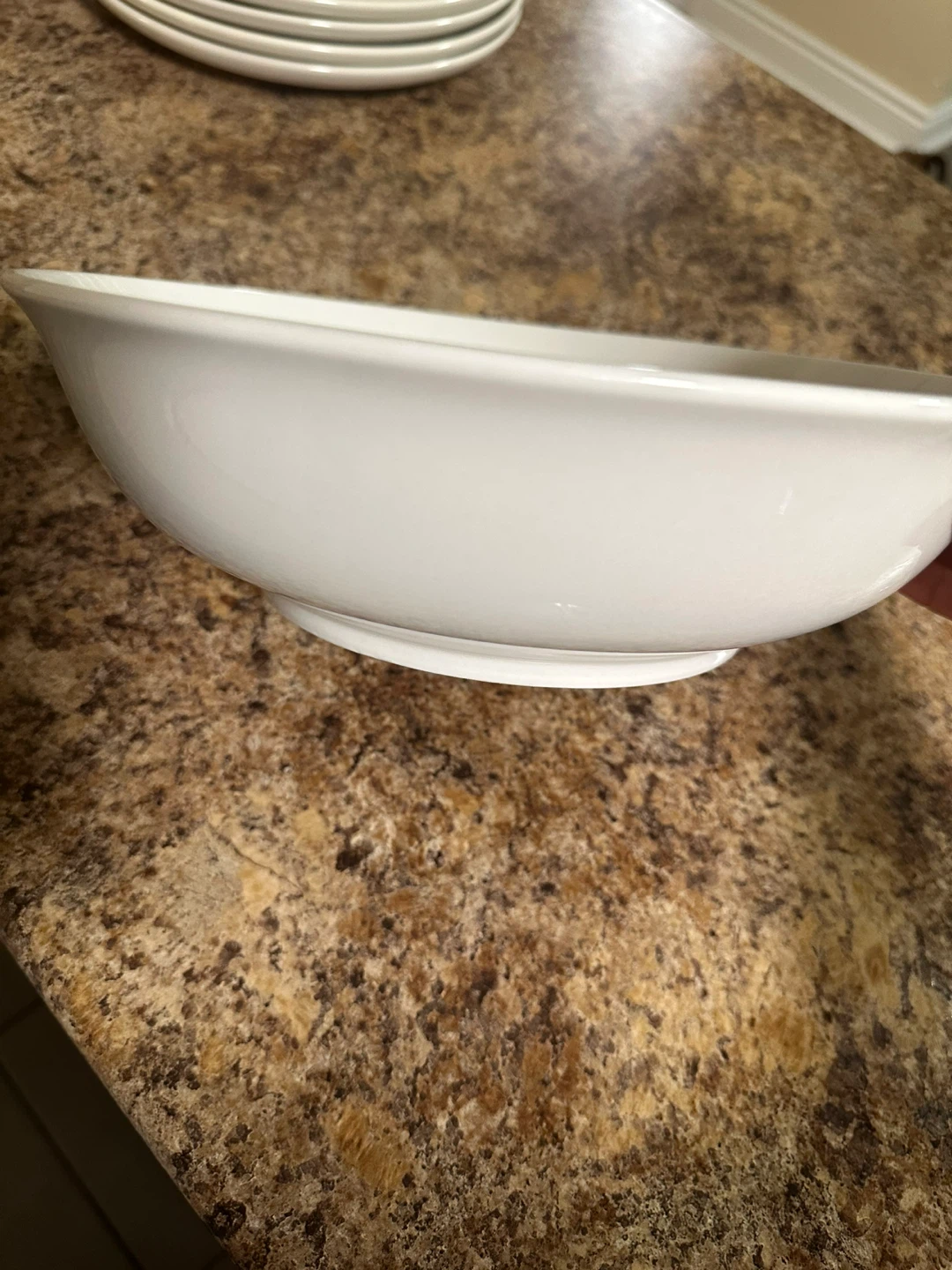 Large White Serving Bowl - photo 2
