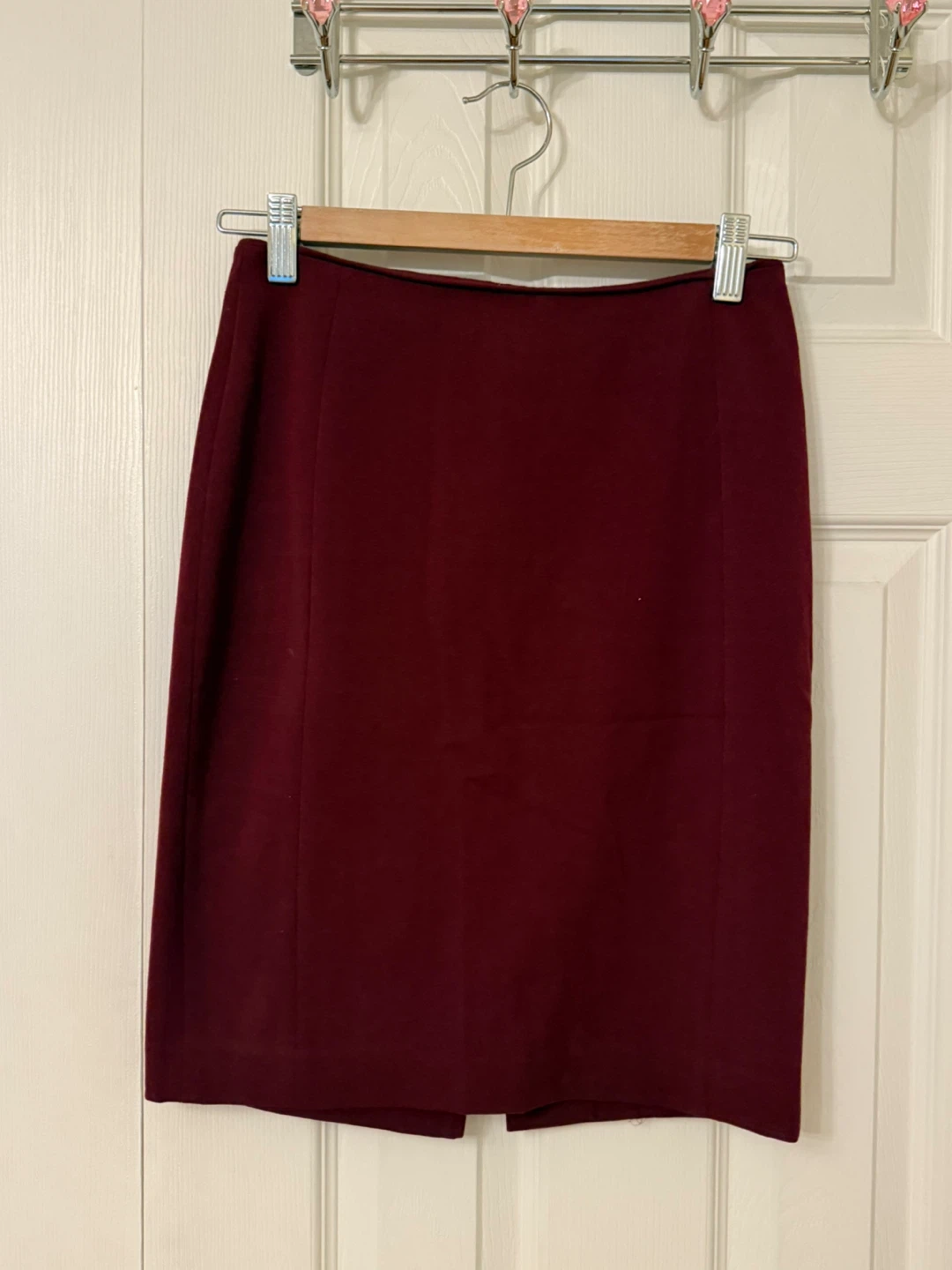H&M Burgundy Pencil Skirt