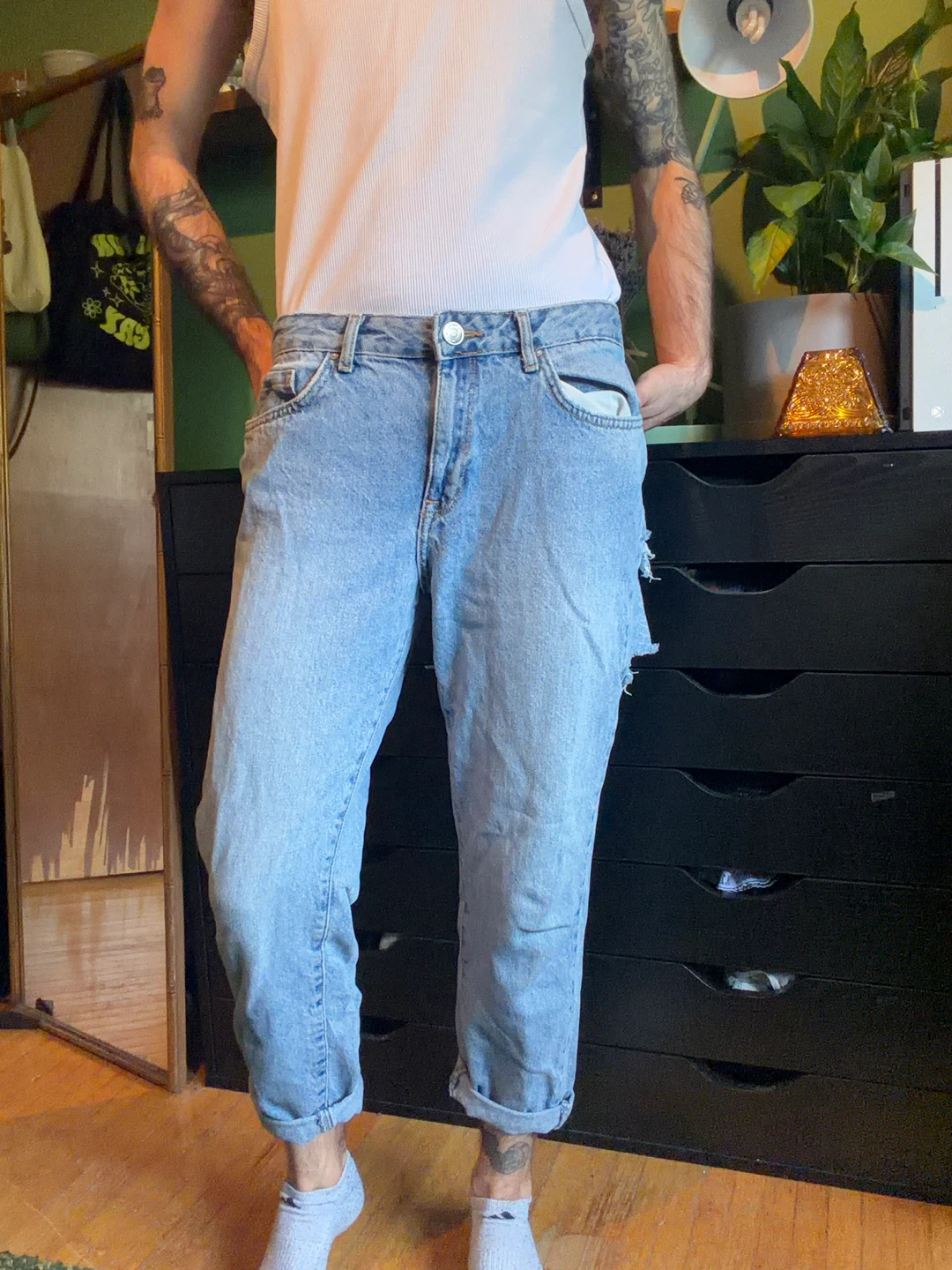 Forever 21 Distressed Jeans
